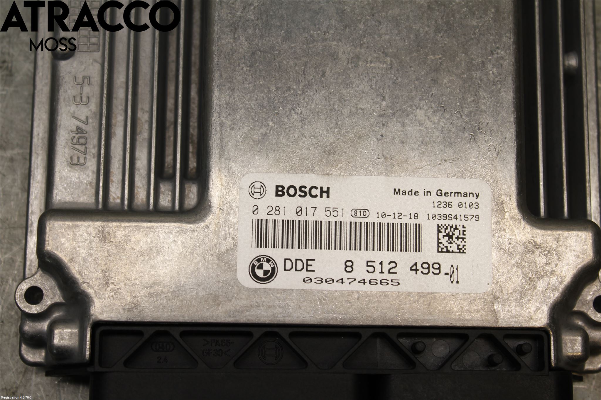 BMW X1 E84 10-15 Styreenhet Dieselpumpe