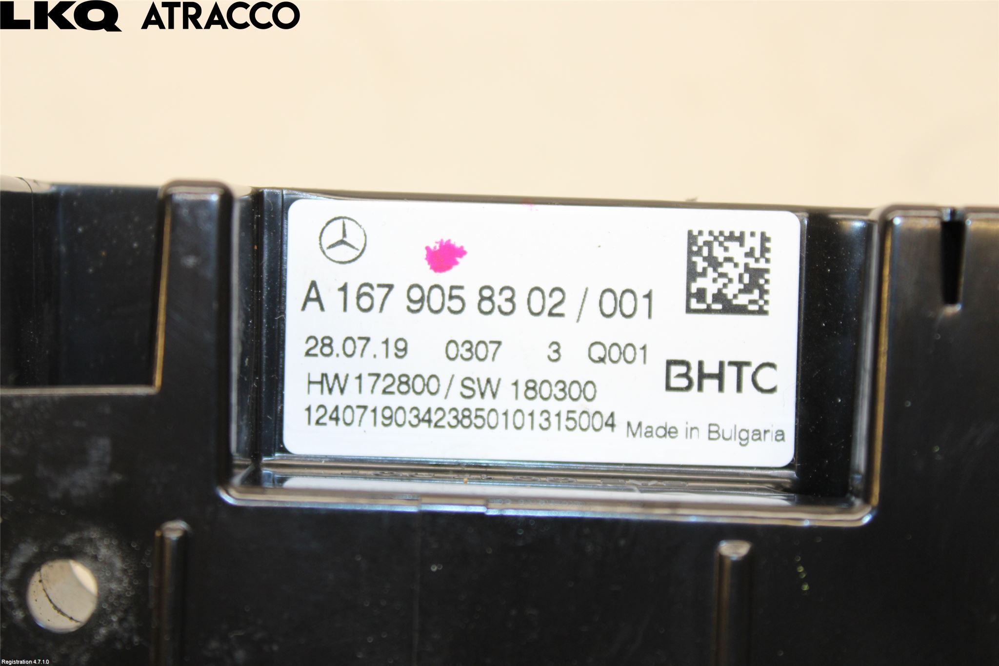 Mercedes-Benz MB A-KLASS (W177) 18- Varmeapparat Panel(Regulering)