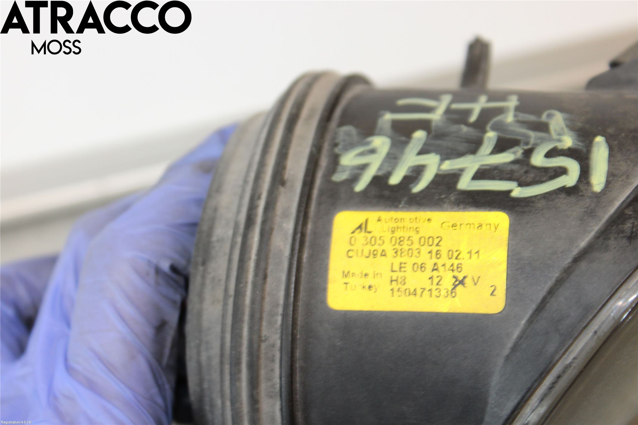 Volvo V50 08-12 Frontlykt-Kurve-Tåkelys