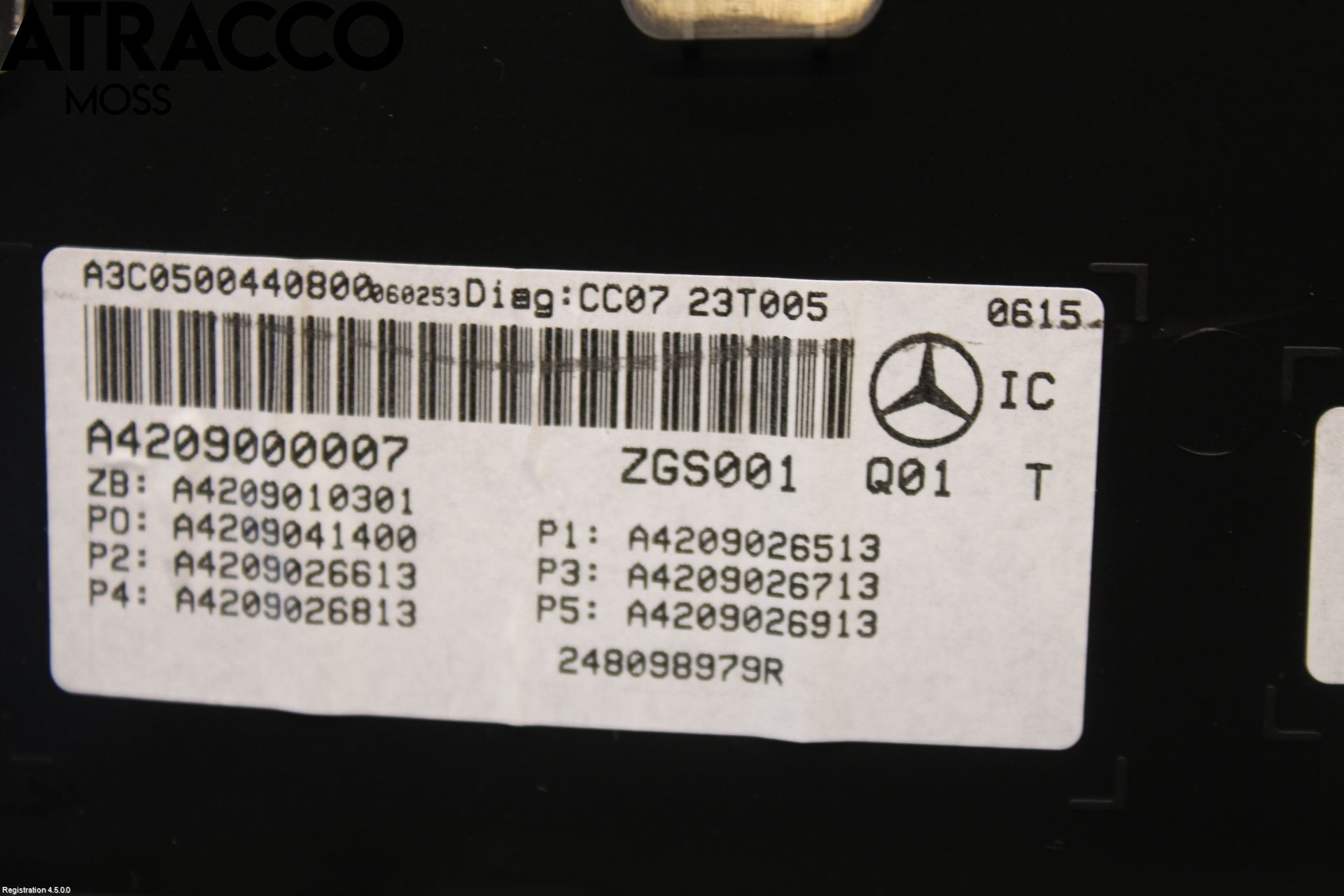 Mercedes-Benz MB CITAN (W415) 13-21 Instr Kombinert