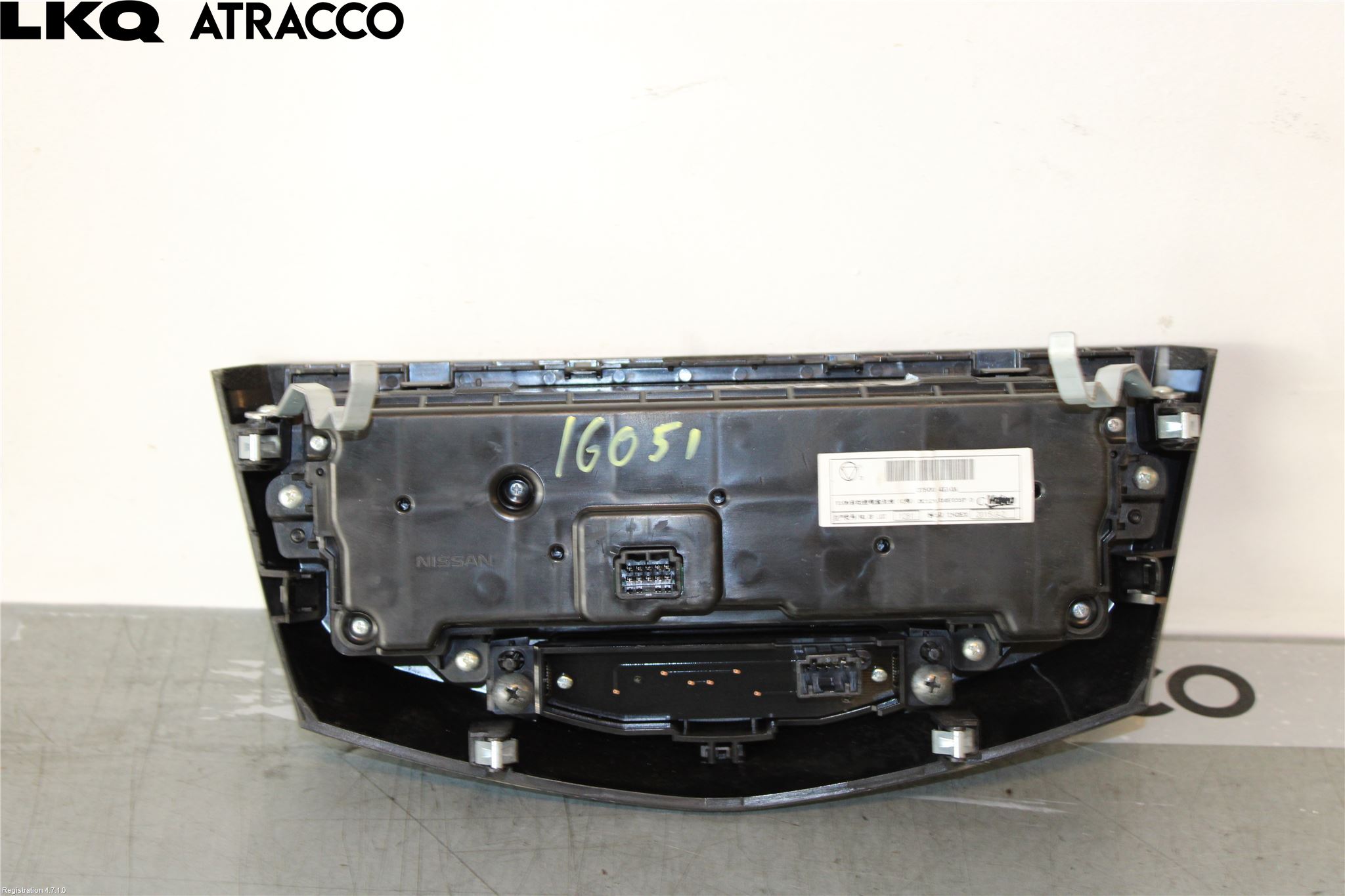 Nissan X-TRAIL 14-21 Varme Ac Betjening-Display