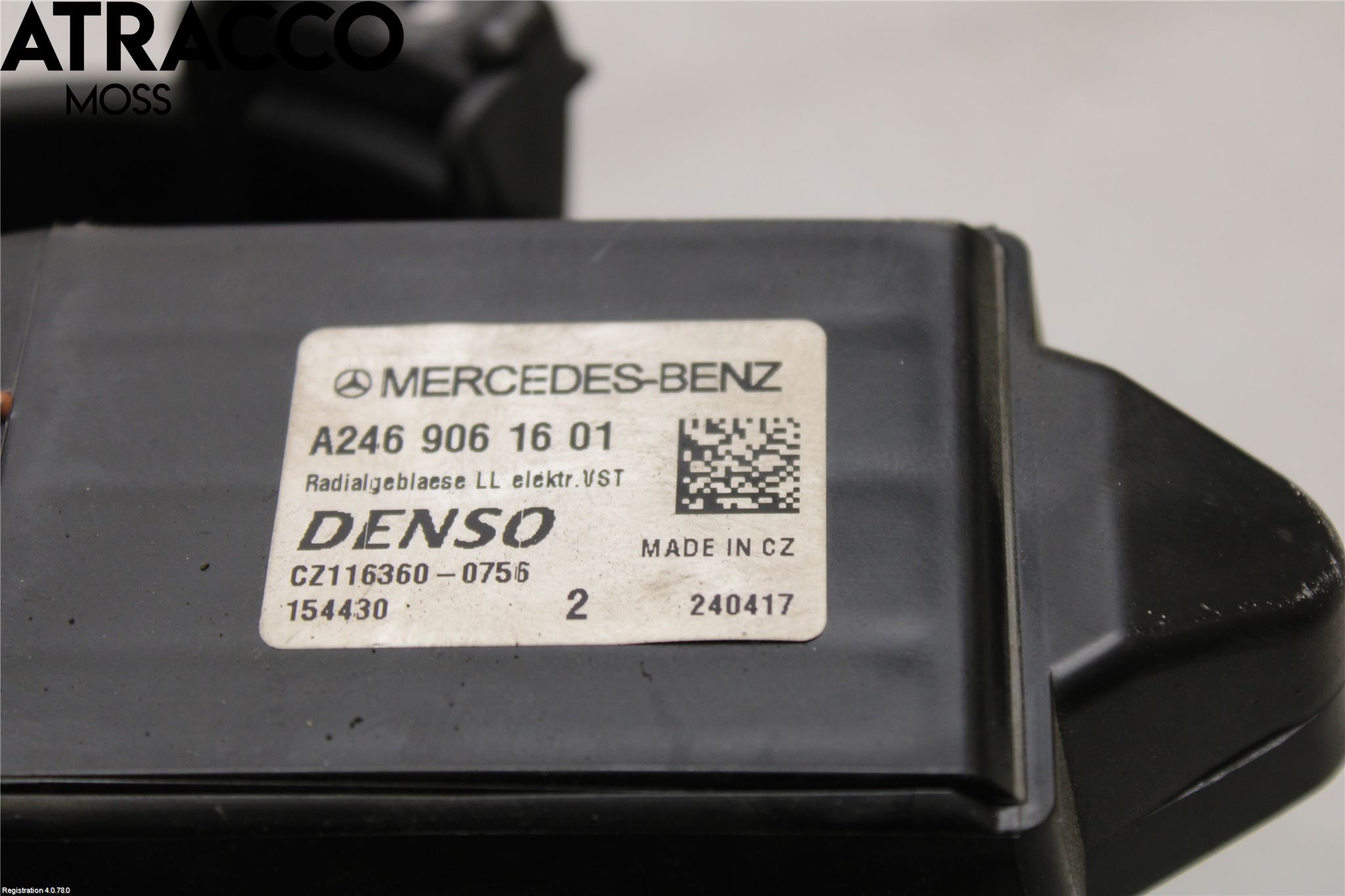 Mercedes-Benz MB B-KLASS (W246/W242) 12-19 Varmeapparat Viftemotor