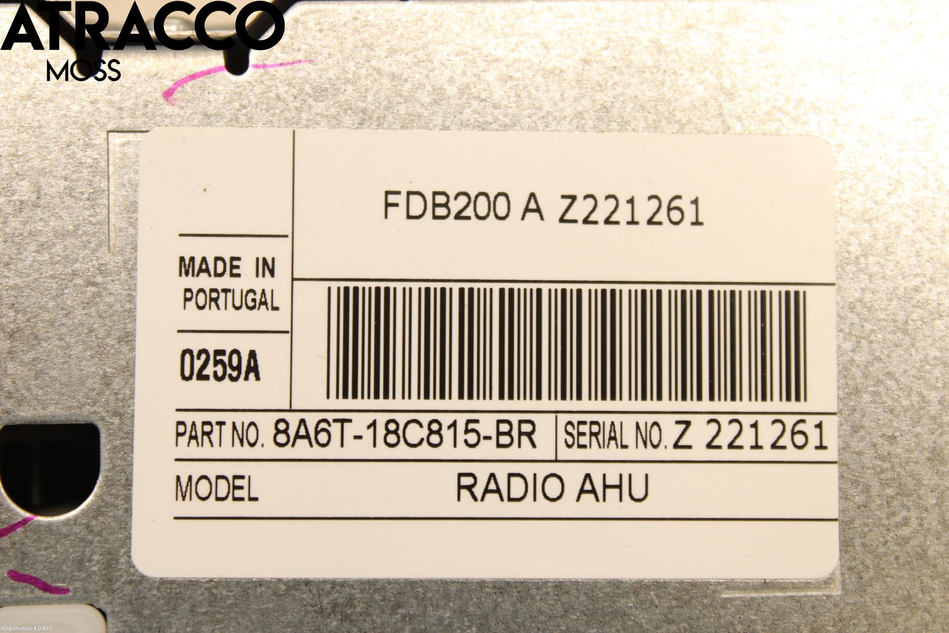 Ford FIESTA 09-12 Stereo Radio Med Cd