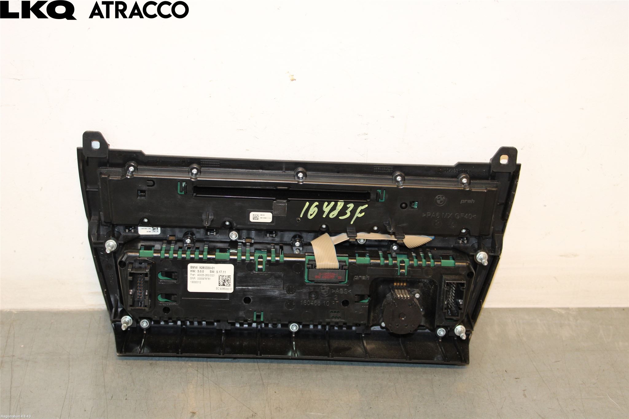 BMW 5 F10/F11/F18 09-17 Varme Ac Betjening-Display