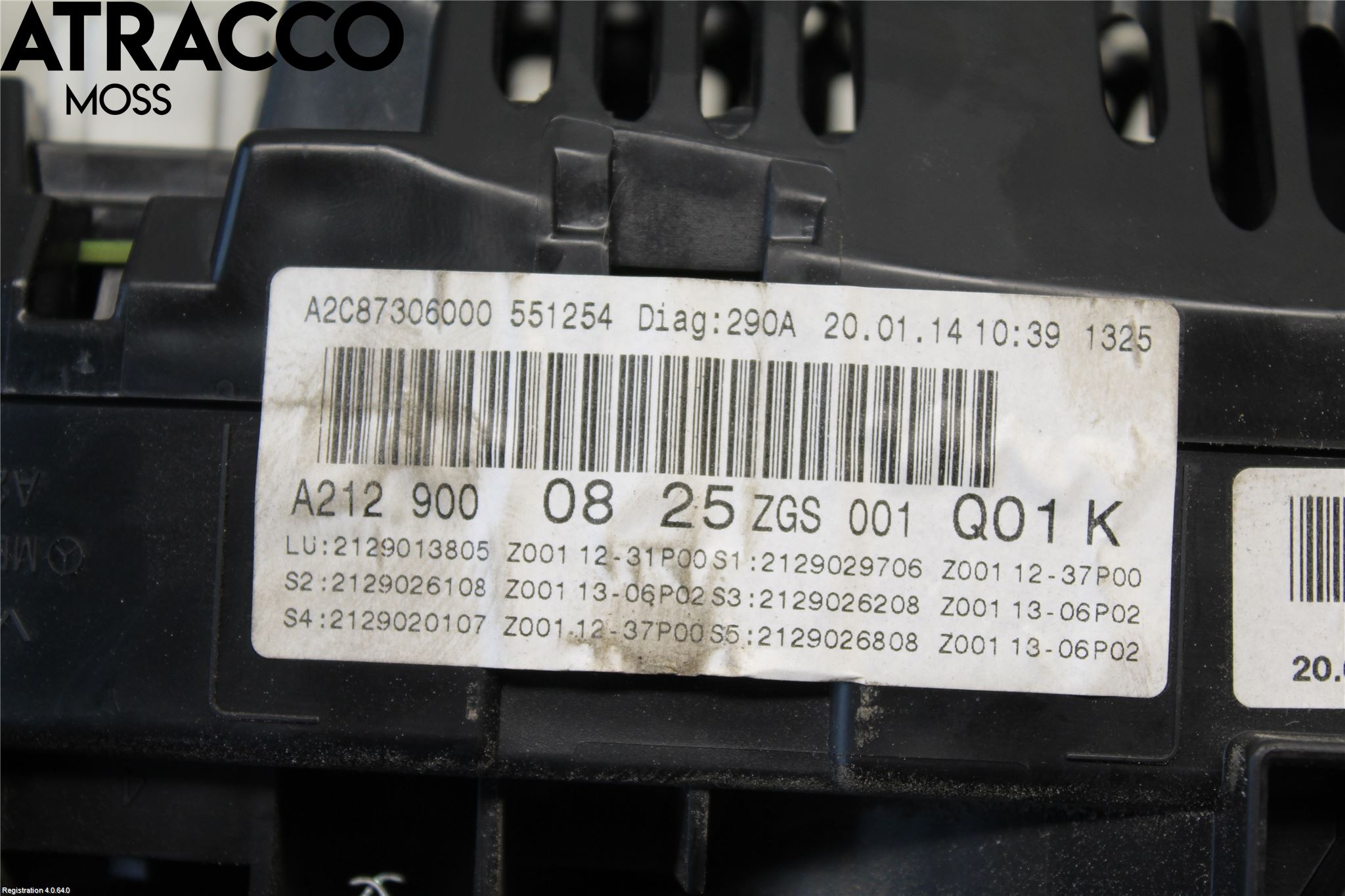 Mercedes-Benz MB E-KLASS (W212) 09-16 Instr Kombinert