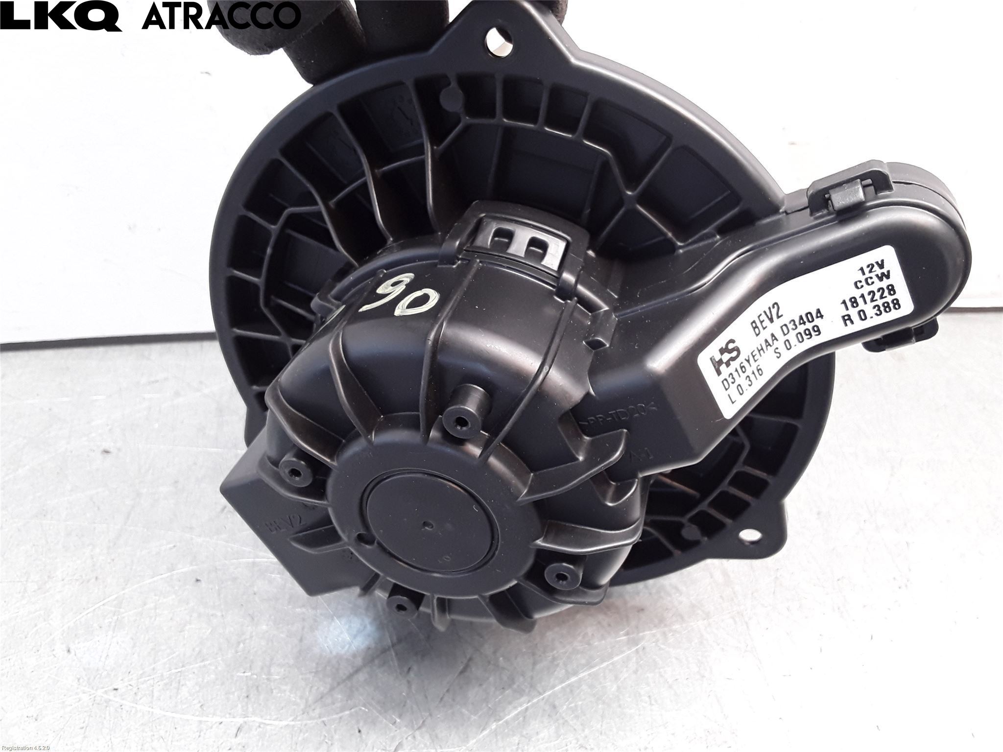 Opel AMPERA 17- Varmeapparat Viftemotor