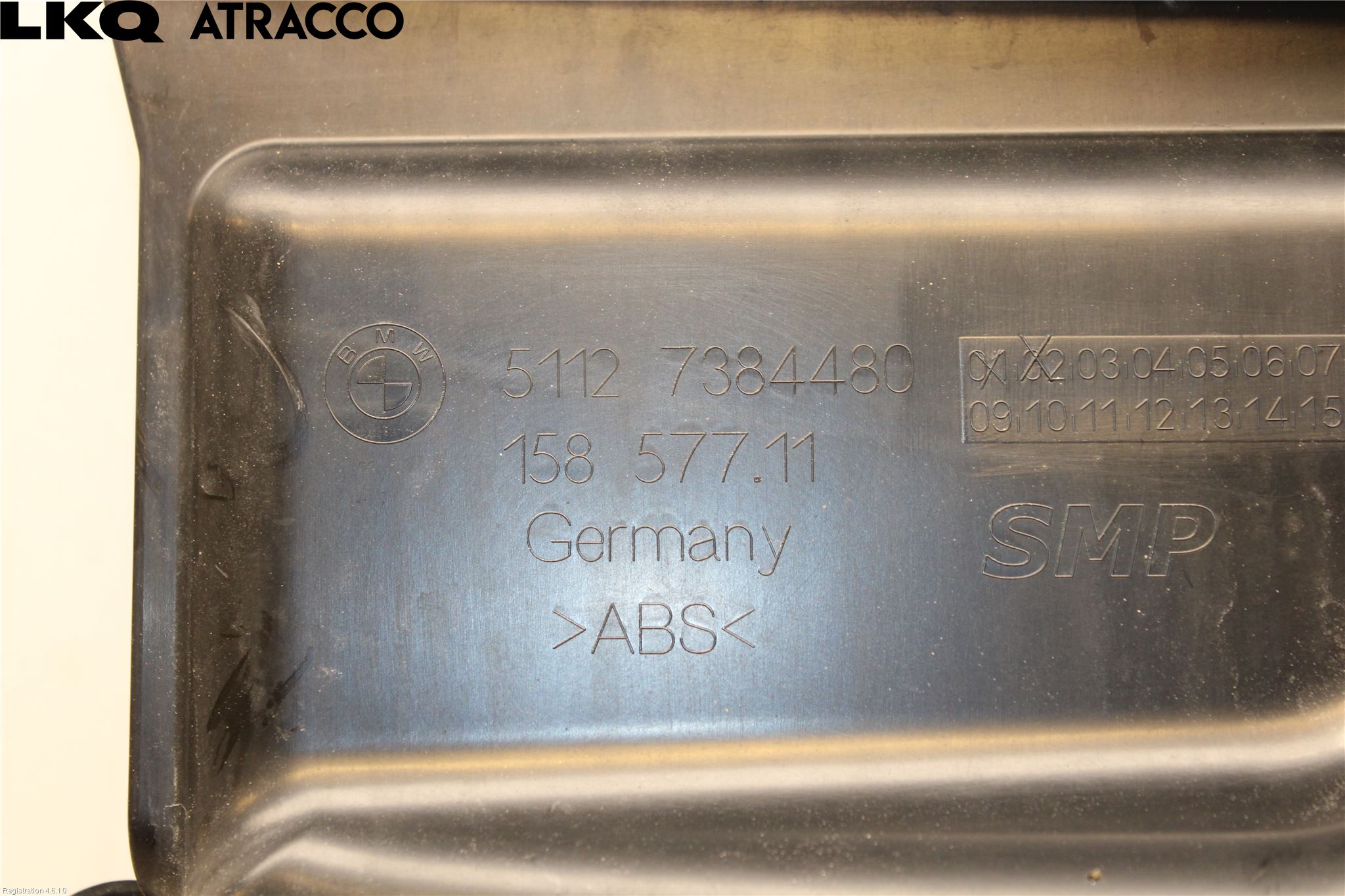 BMW 3 F30/F31/F80 12-19 Støtfangerfeste Bak Høyre