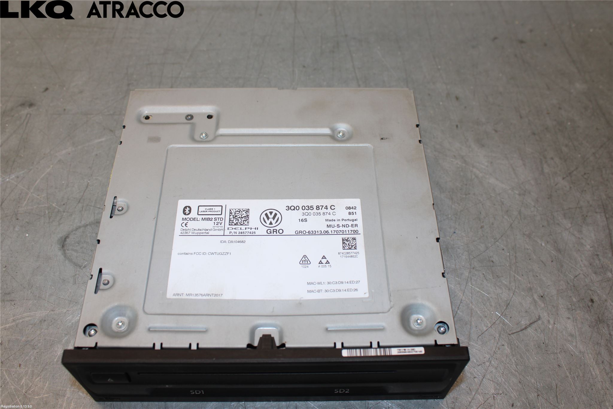 Volkswagen VW PASSAT 15-19 Stereo Radio