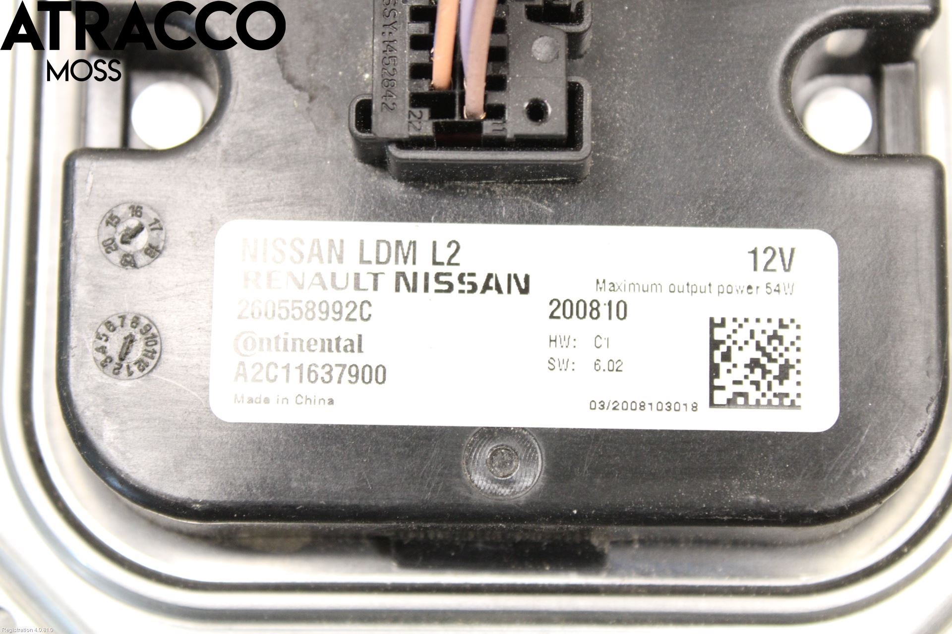 Nissan LEAF 18- Styreenhet Xenon