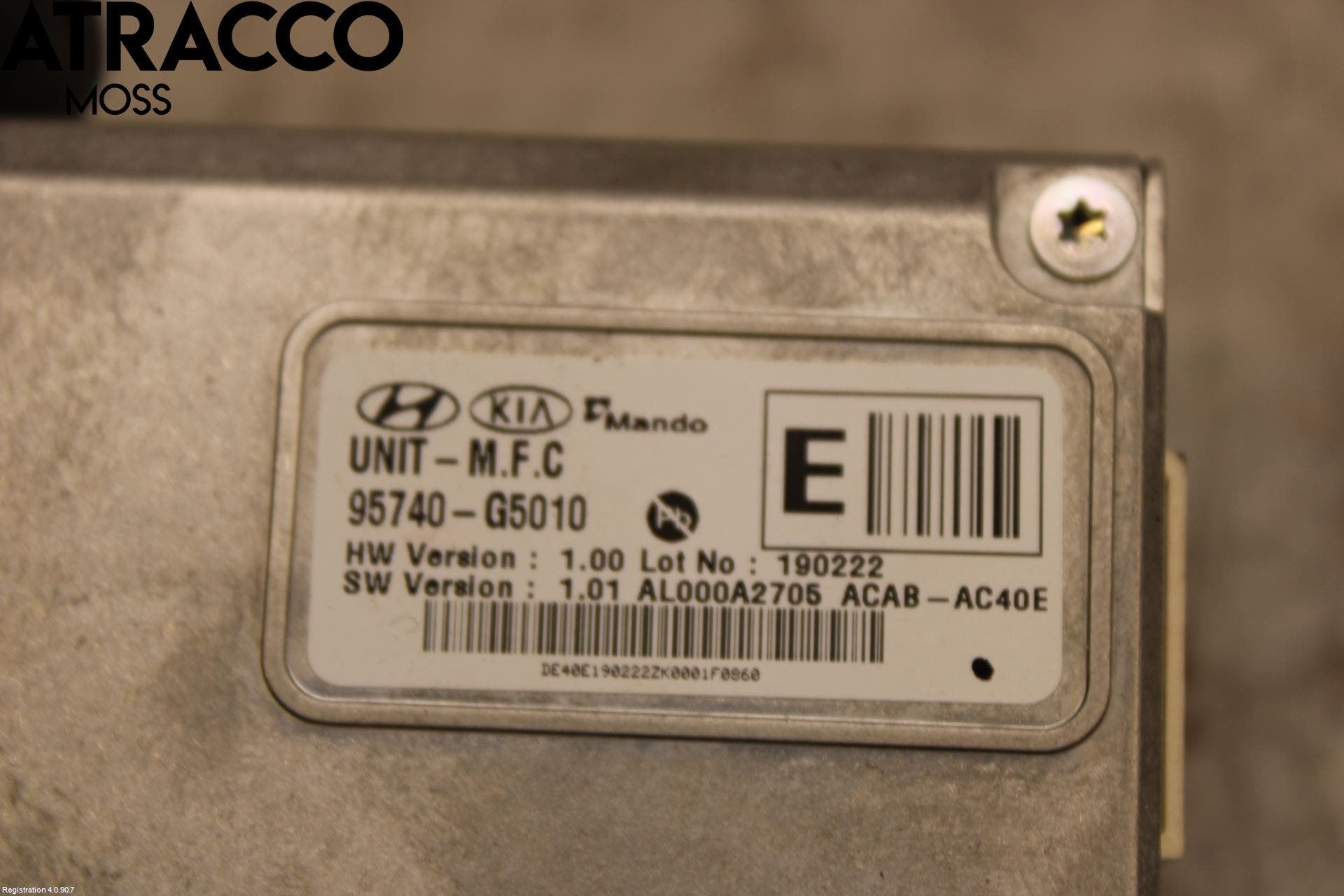 Kia NIRO (DE) 17-22 Parkeringshjelp Kamera