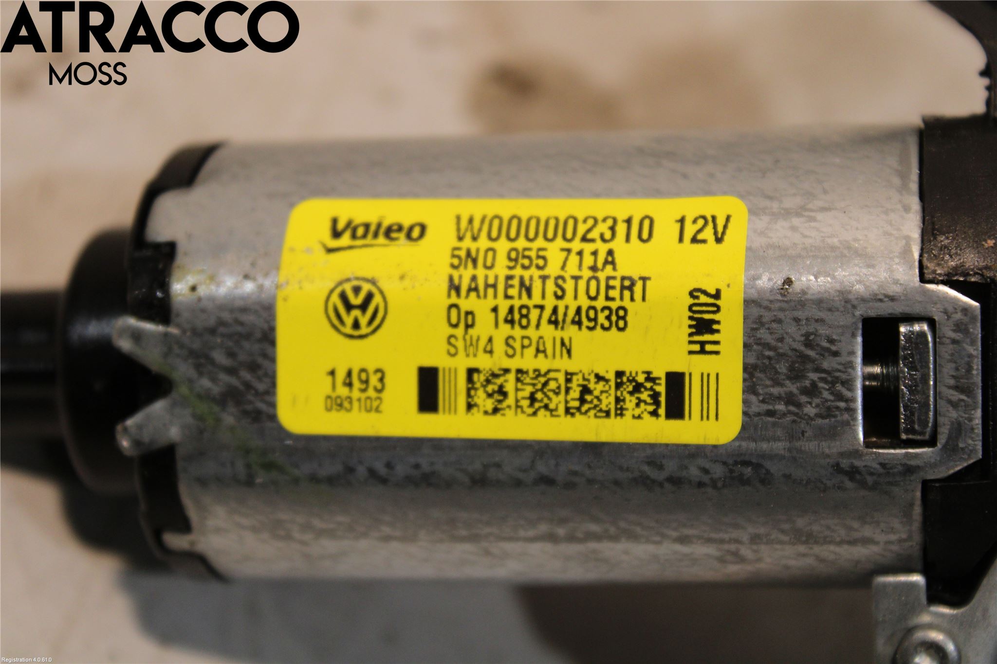 Volkswagen VW TIGUAN 07-16 Viskermotor Bakluke