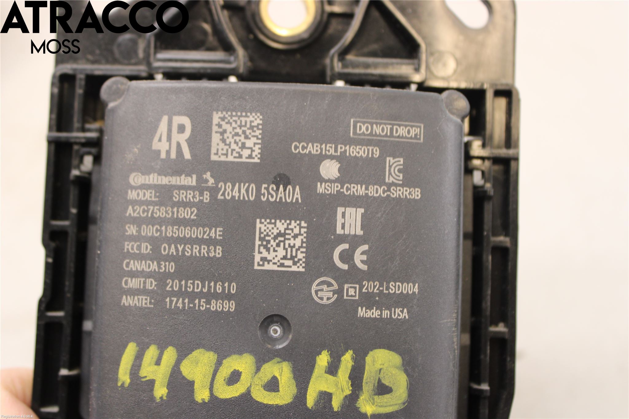 Nissan LEAF 18- Styreenhet Parkering