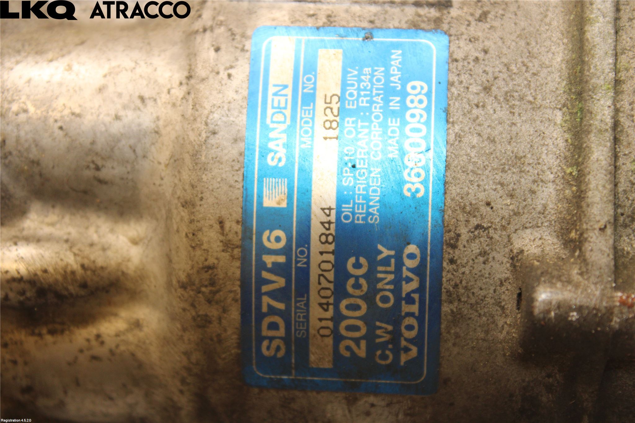 Volvo V50 08-12 Varme Ac Kompressor