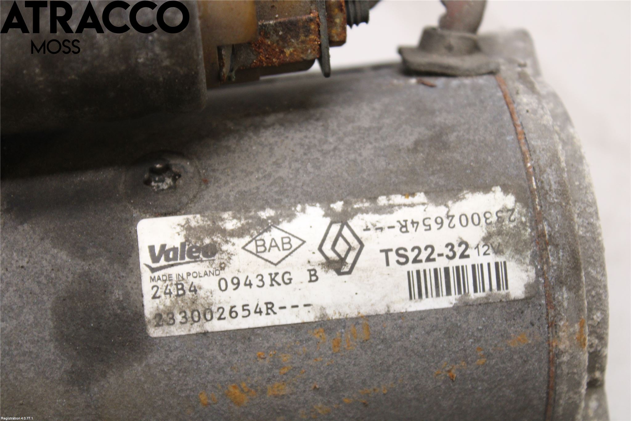 Opel MOVANO B 10-22 Startmotor Diesel