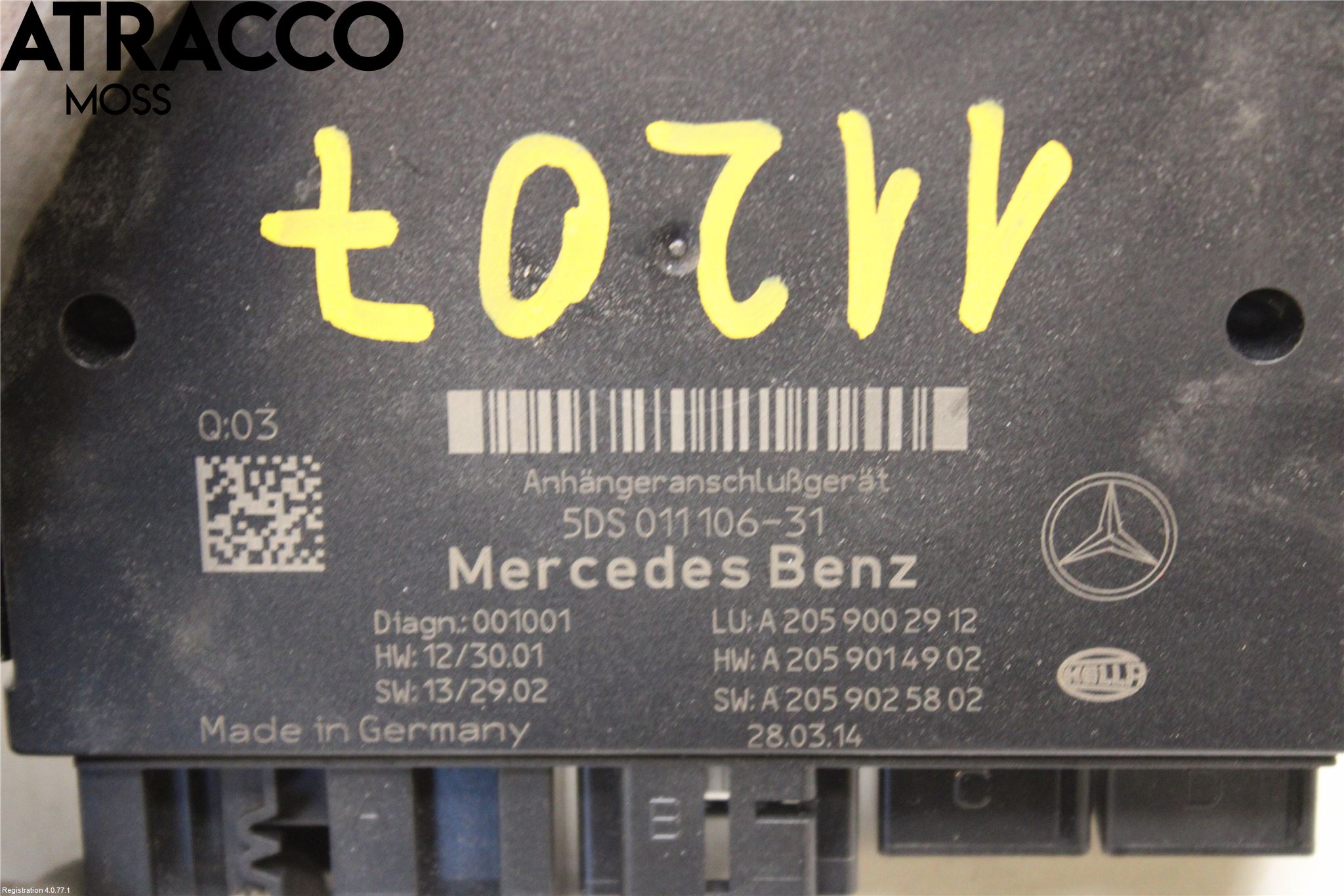 Mercedes-Benz MB C-KLASS (W205) 14-21 Styreenhet Øvrig