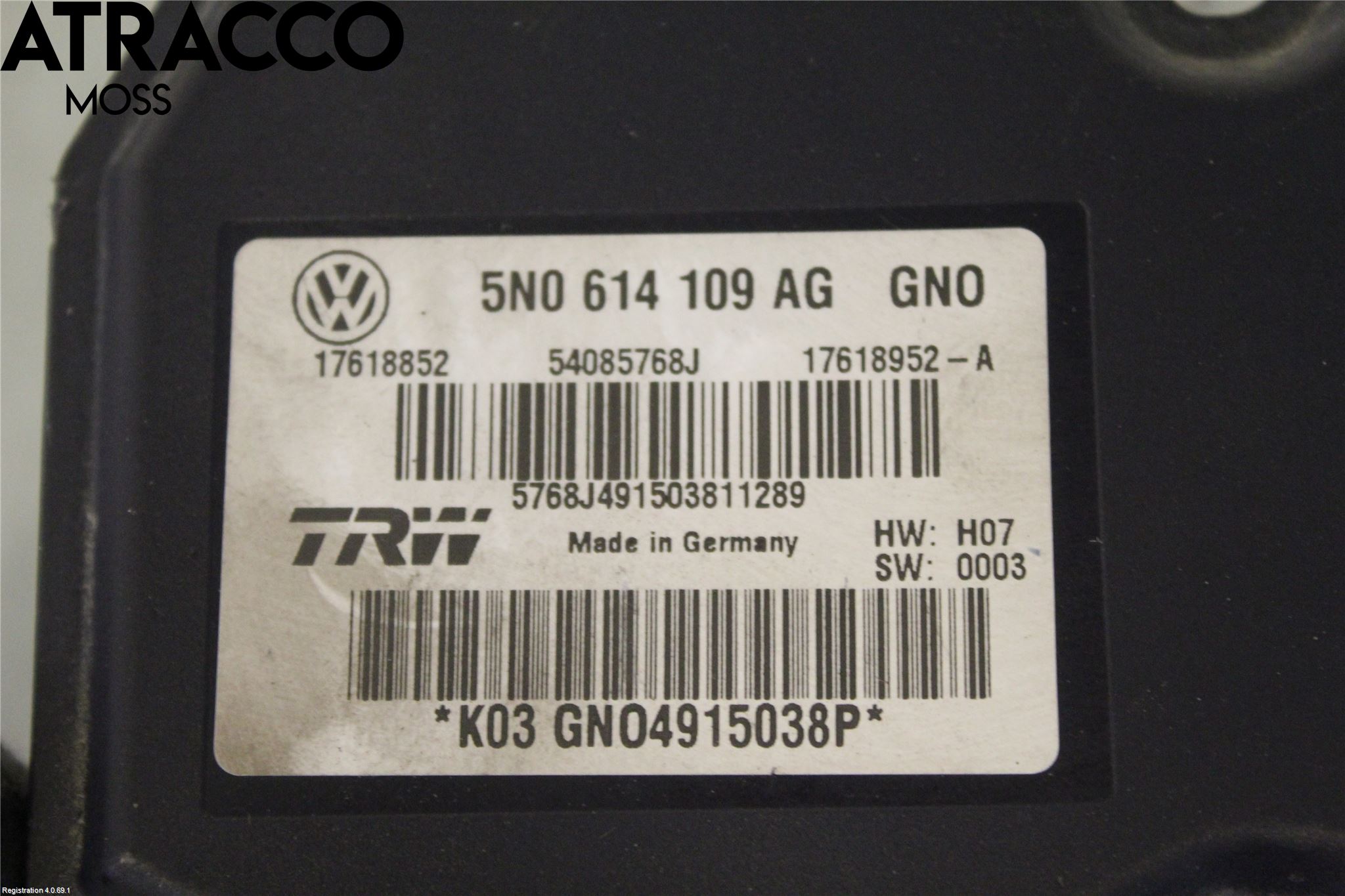 Volkswagen VW TIGUAN 07-16 Abs Hydraulikkaggregat