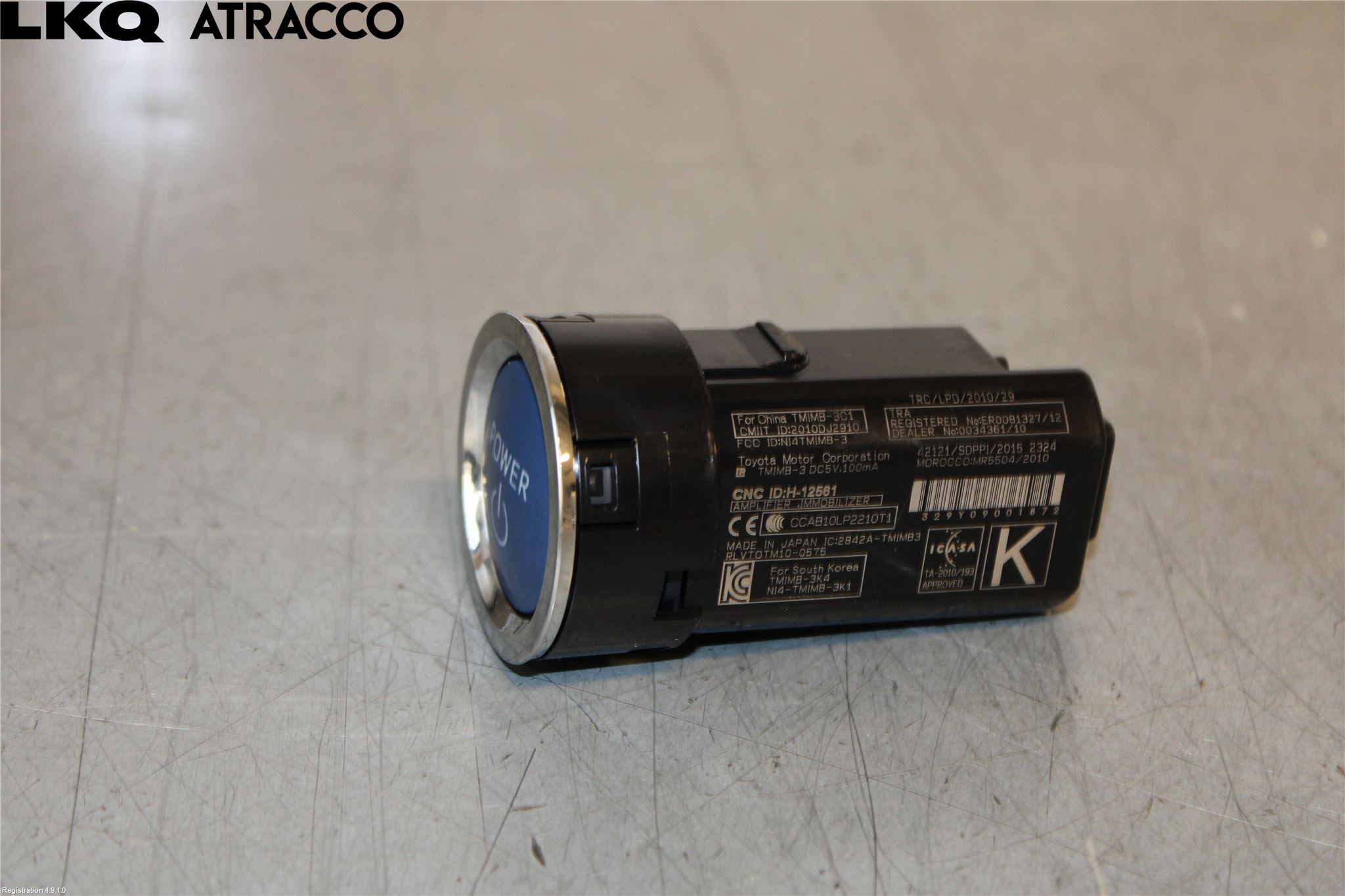 Toyota RAV4 19- Startknapp Personbil