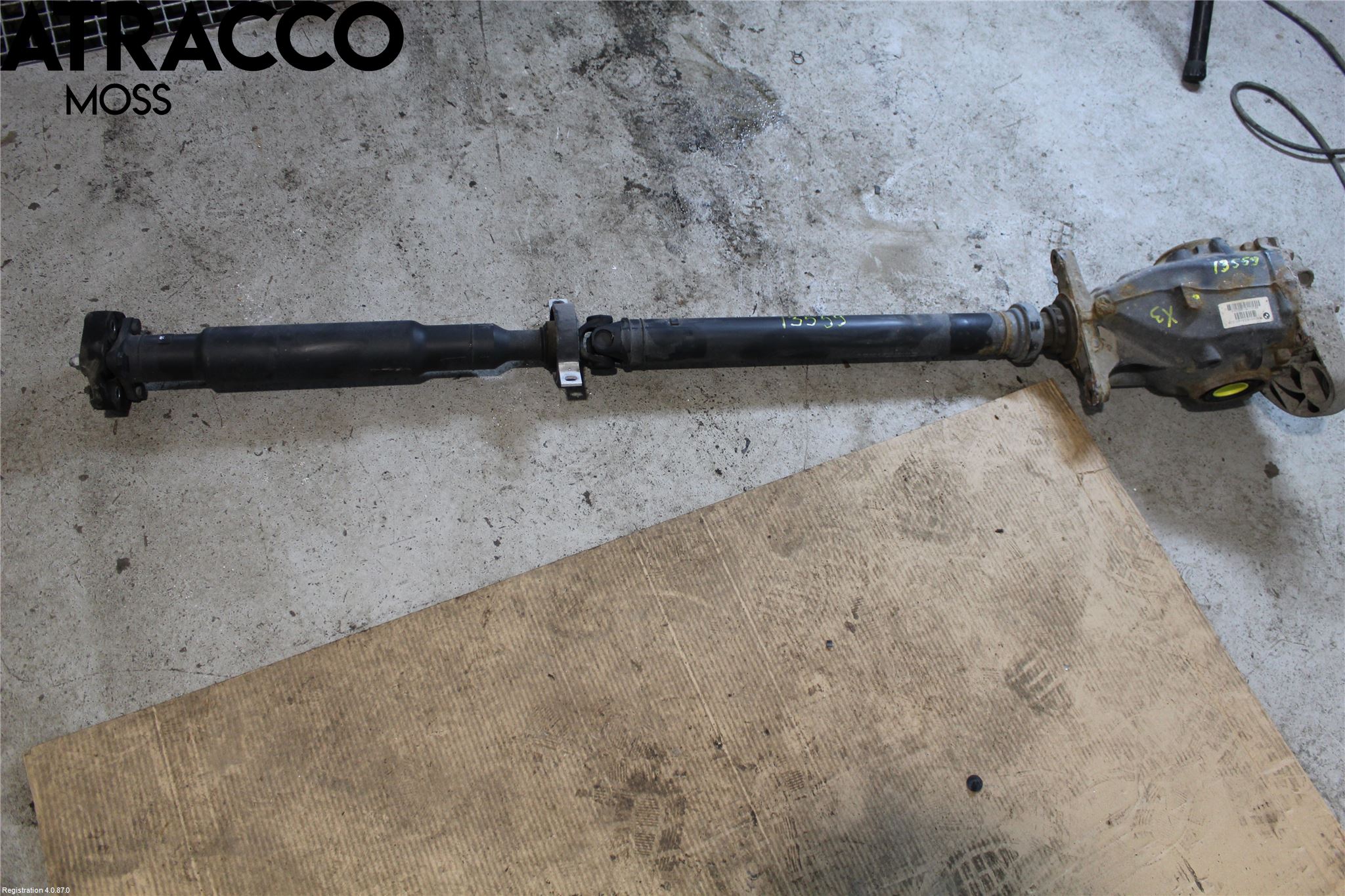 BMW X3 F25 10-17 Bakaksel Kardang Bak -Diff