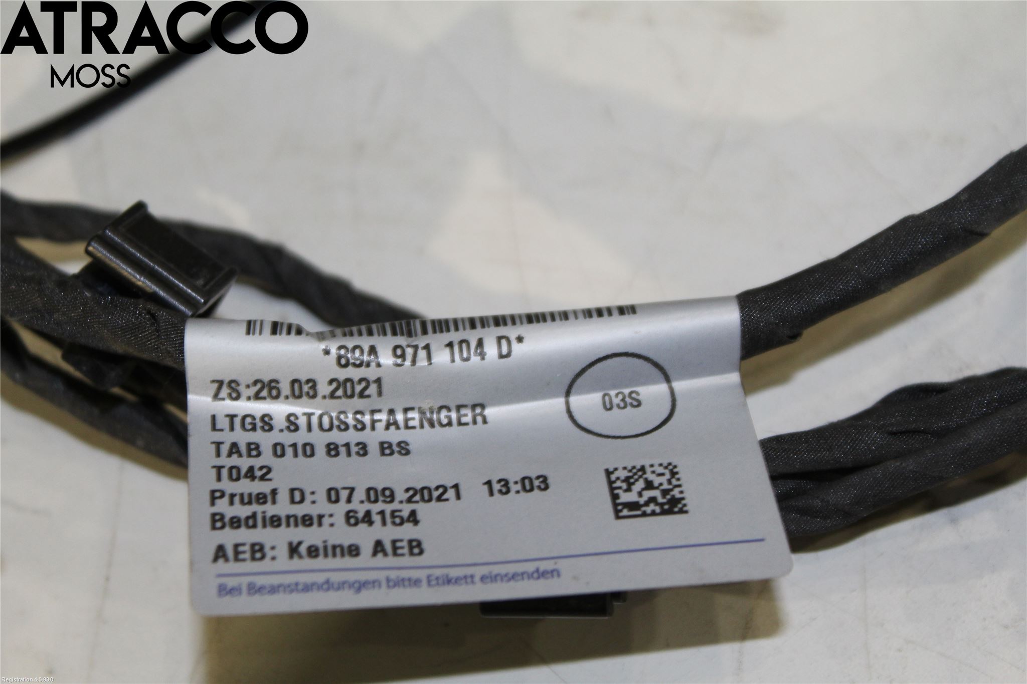 Audi Q4 E-TRON FZ 22- Ledningsnett