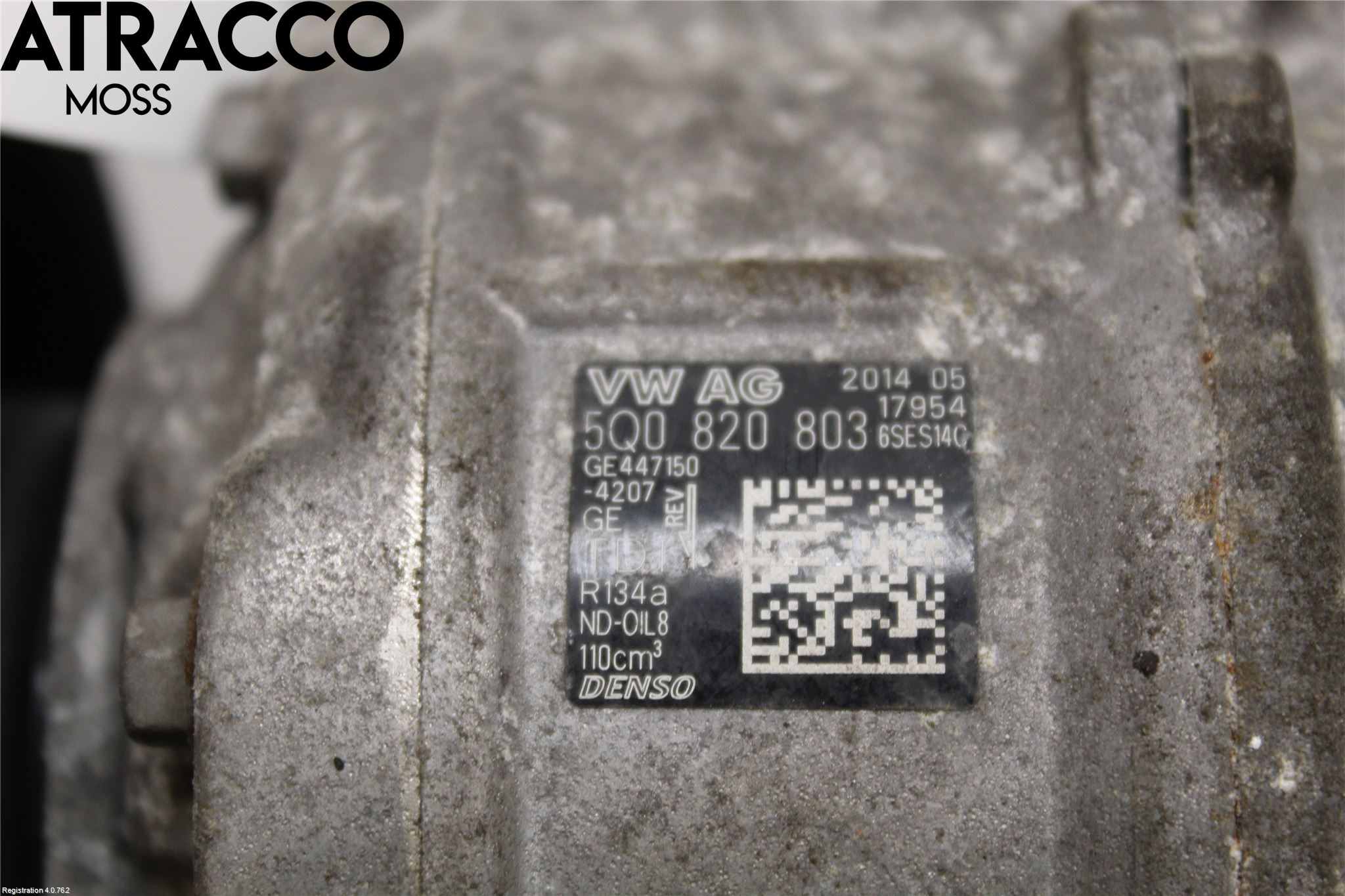 Volkswagen VW GOLF / E-GOLF VII 13-20 Varme Ac Kompressor