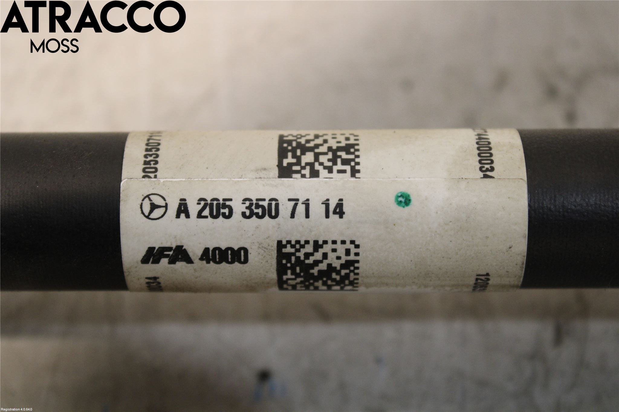 Mercedes-Benz MB C-KLASS (W205) 14-21 Drivaksel Bak Kompl Høyre