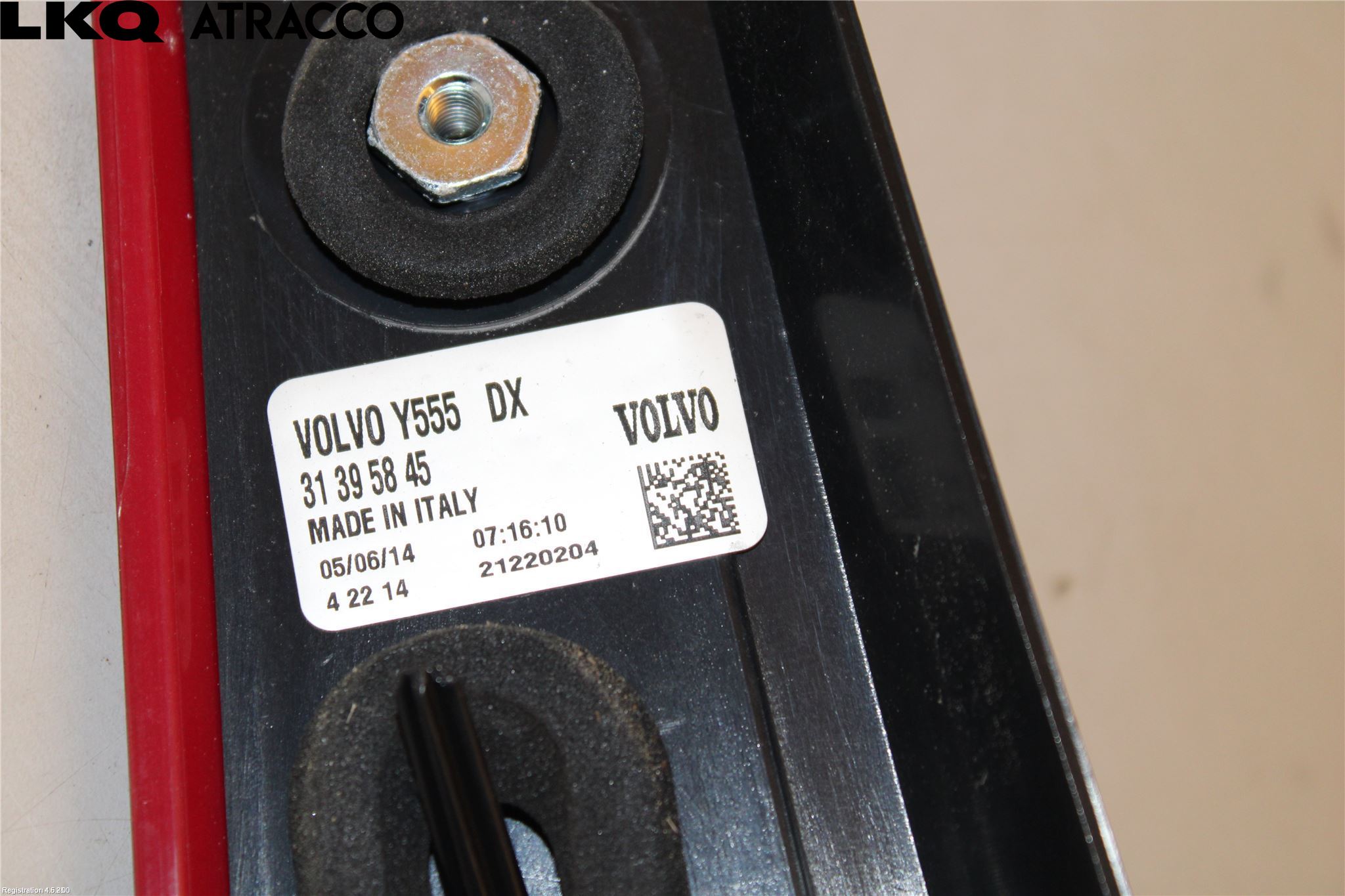 Volvo V40 12-19 Baklykt Høyre