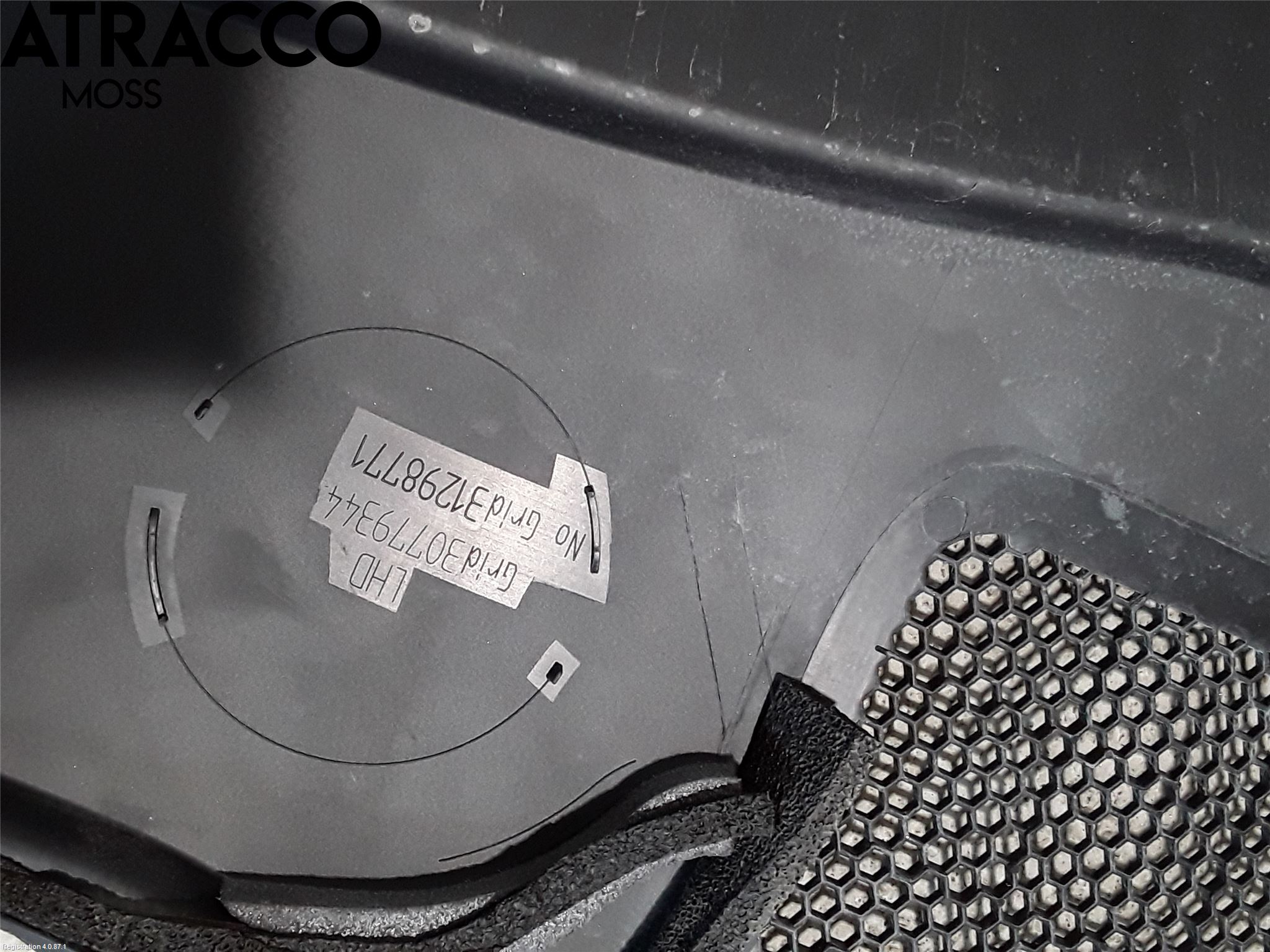 Volvo S60 11-13 Visker Deksel-Grill-Under Frr