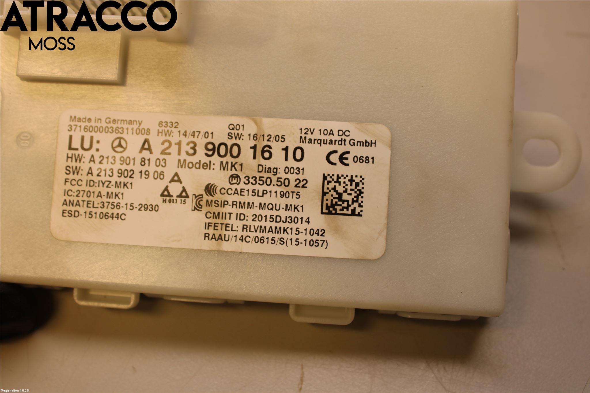 Mercedes-Benz MB E-KLASS (W213) 16-23 Styrenhet Nyckellös System