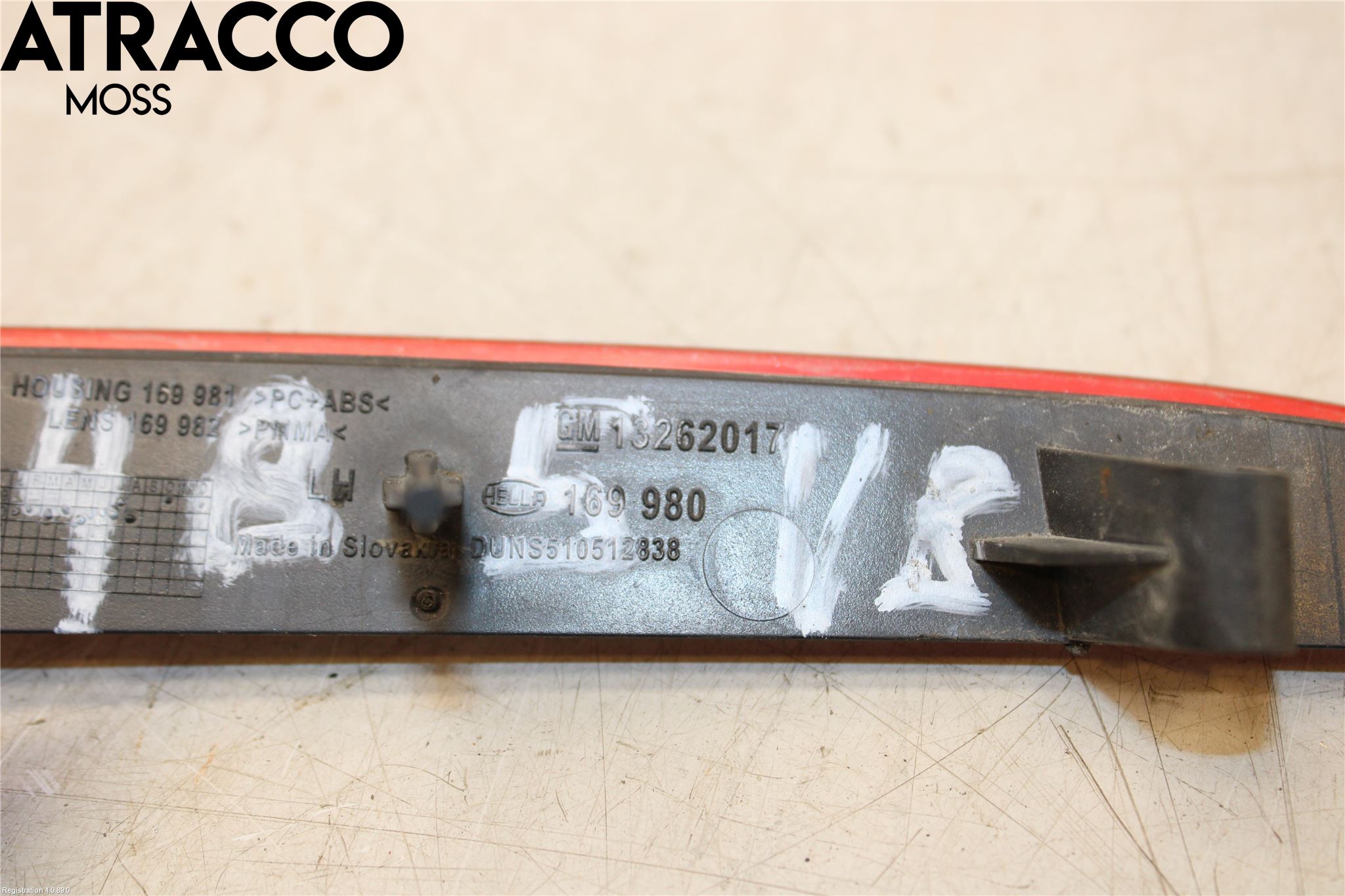 Opel ASTRA J 10-15 Refleks Bak