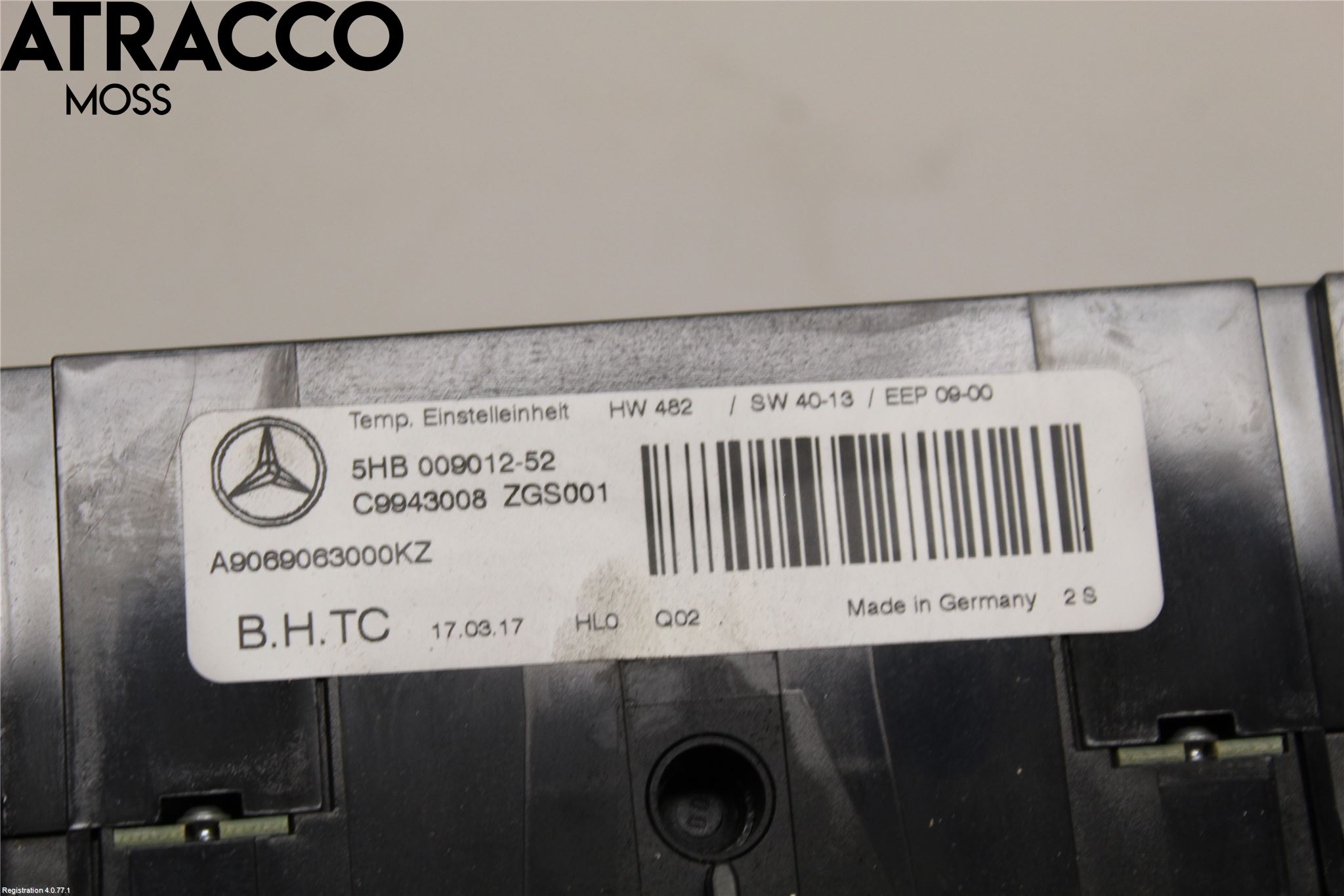 Mercedes-Benz MB SPRINTER (W906) 06-18 Varme Ac Varmeapparatvifte