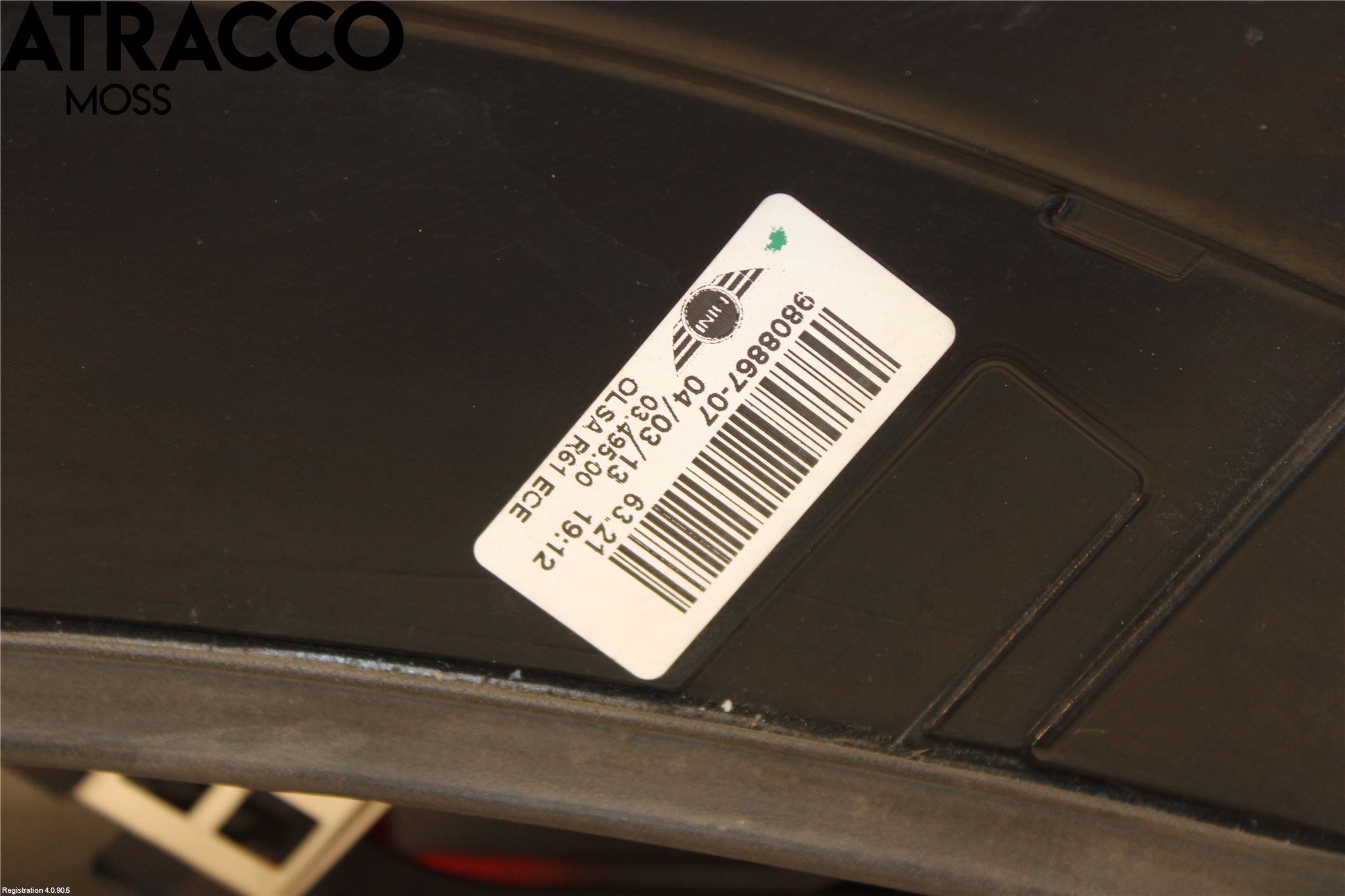 Mini COUNTRYMAN R60 11-16 Baklykt Venstre