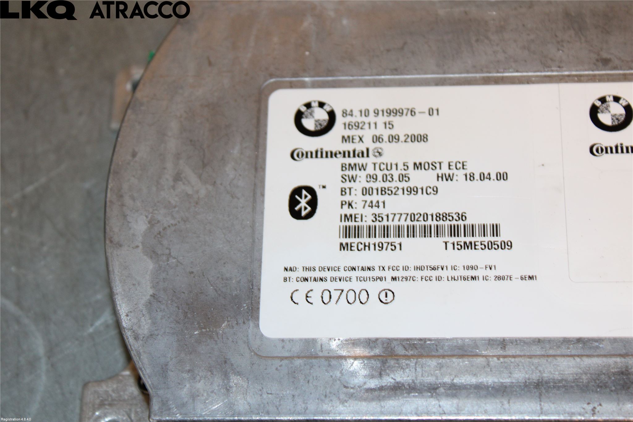 BMW 3 E90/91 SED/TOU 05-12 Styreenhet Øvrig