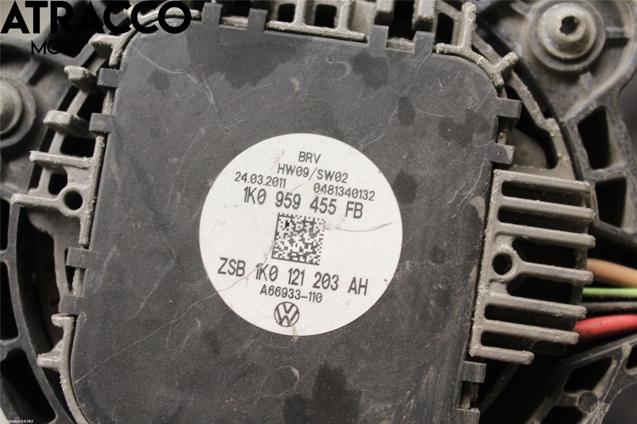 Audi A3/S3 05-13 Kjølevifte Elektrisk