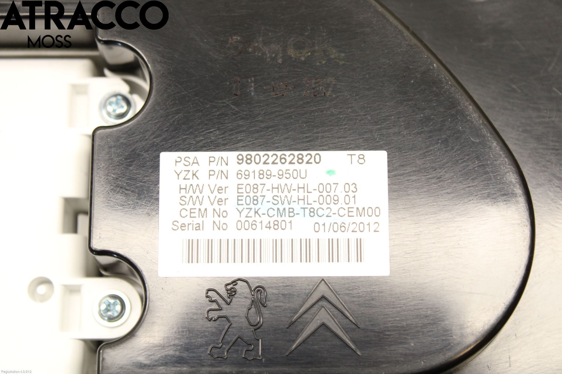 Peugeot 3008 09-16 Instr Kombinert