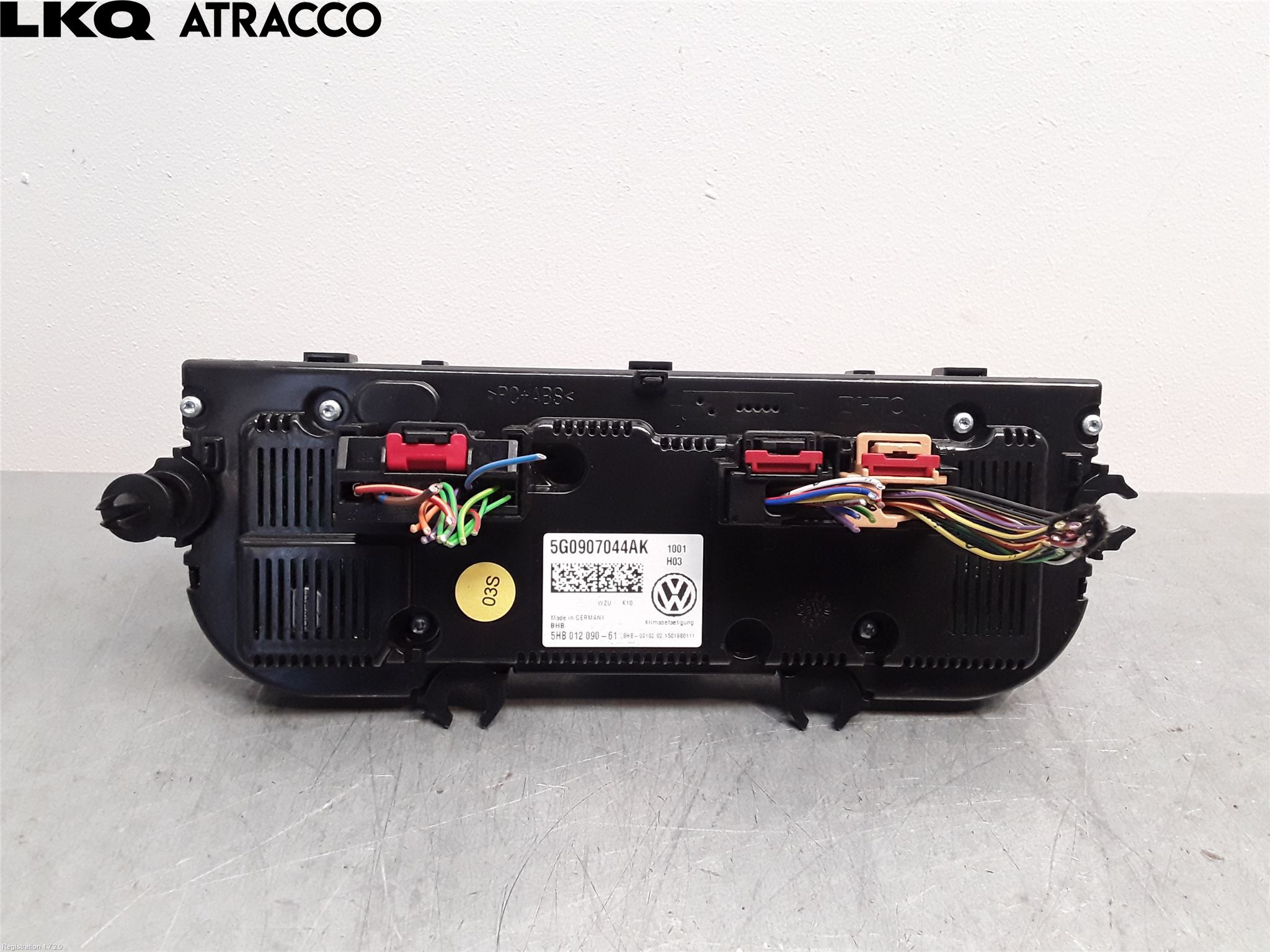 Volkswagen VW PASSAT 15-19 Varme Ac Betjening-Display