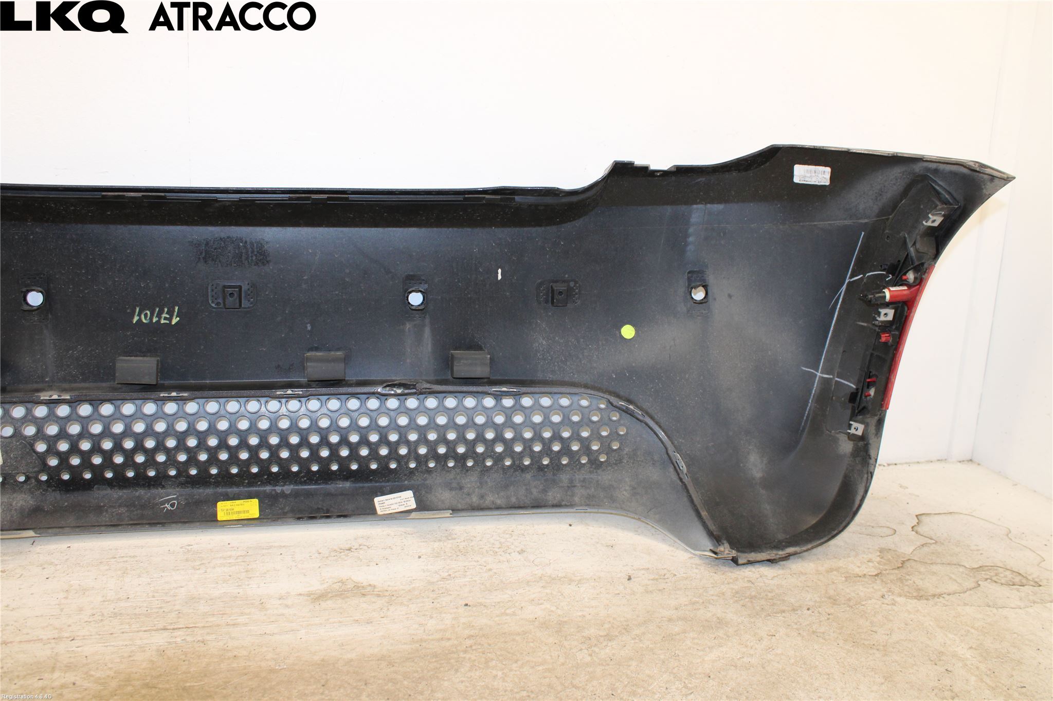 Fiat 500 07- Støtfanger Bak