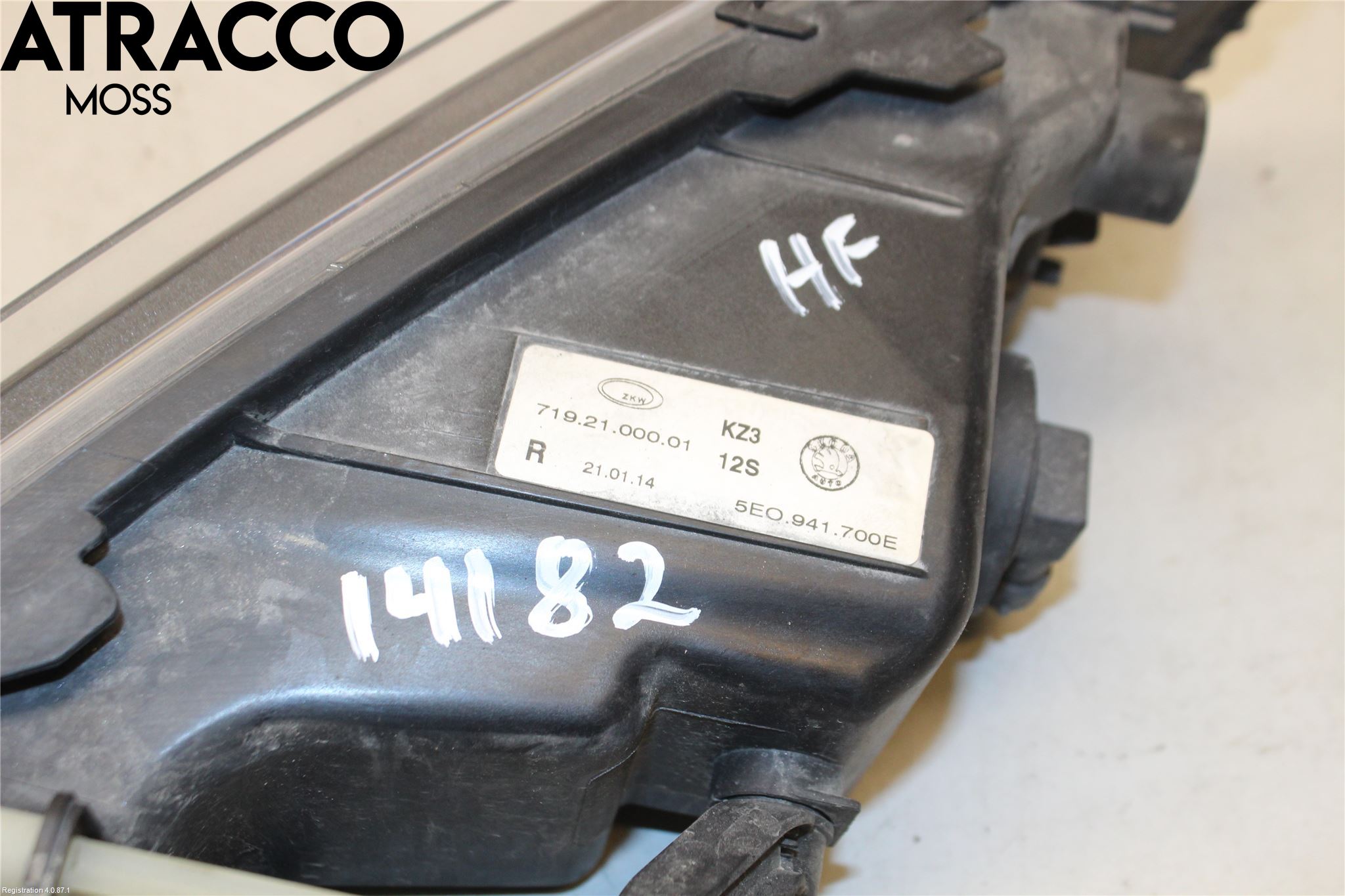 Skoda OCTAVIA (5E) 13-20 Frontlykt-Kurve-Tåkelys