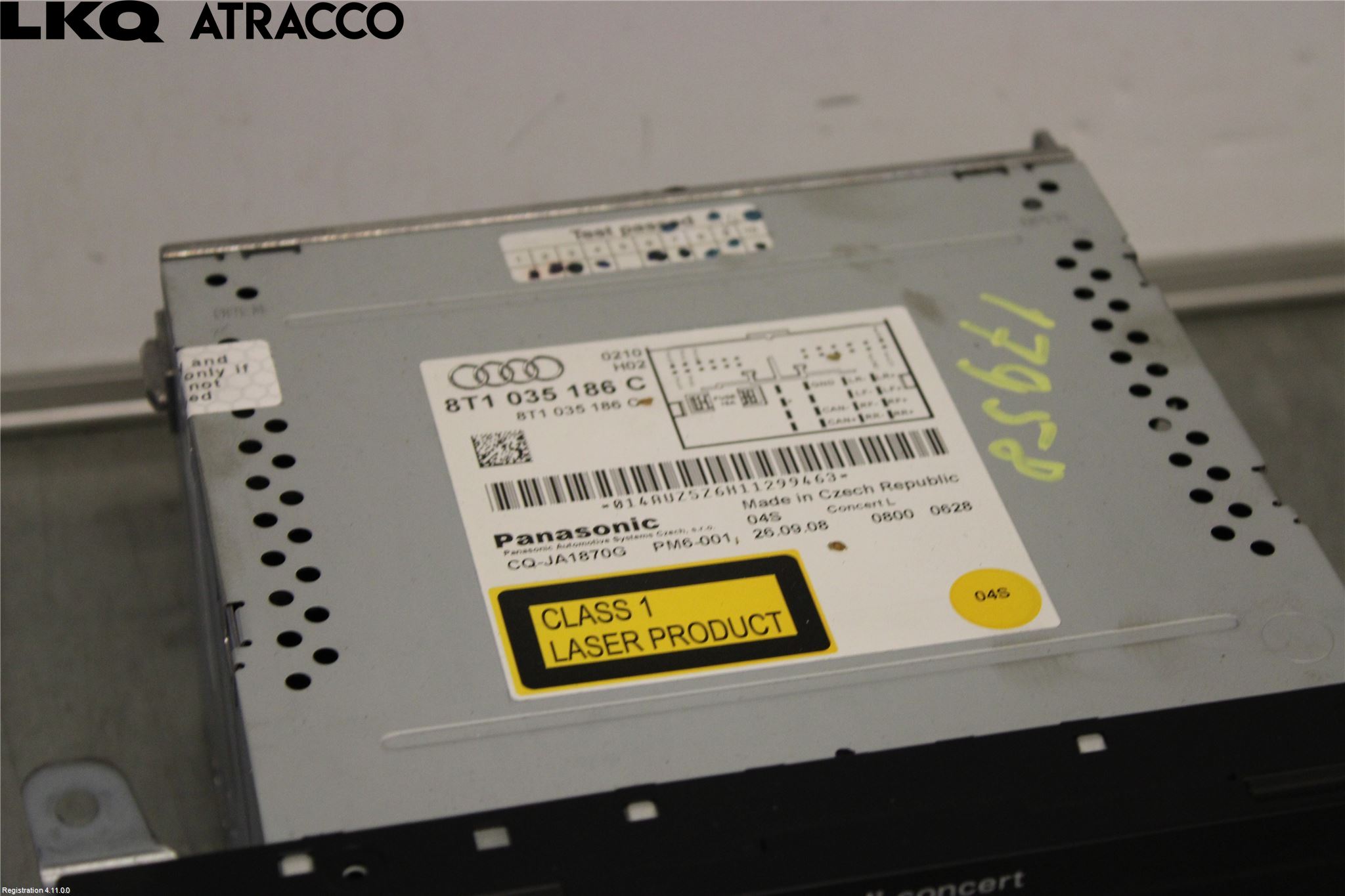 Audi A4/S4 08-11 Stereo Radio Med Cd