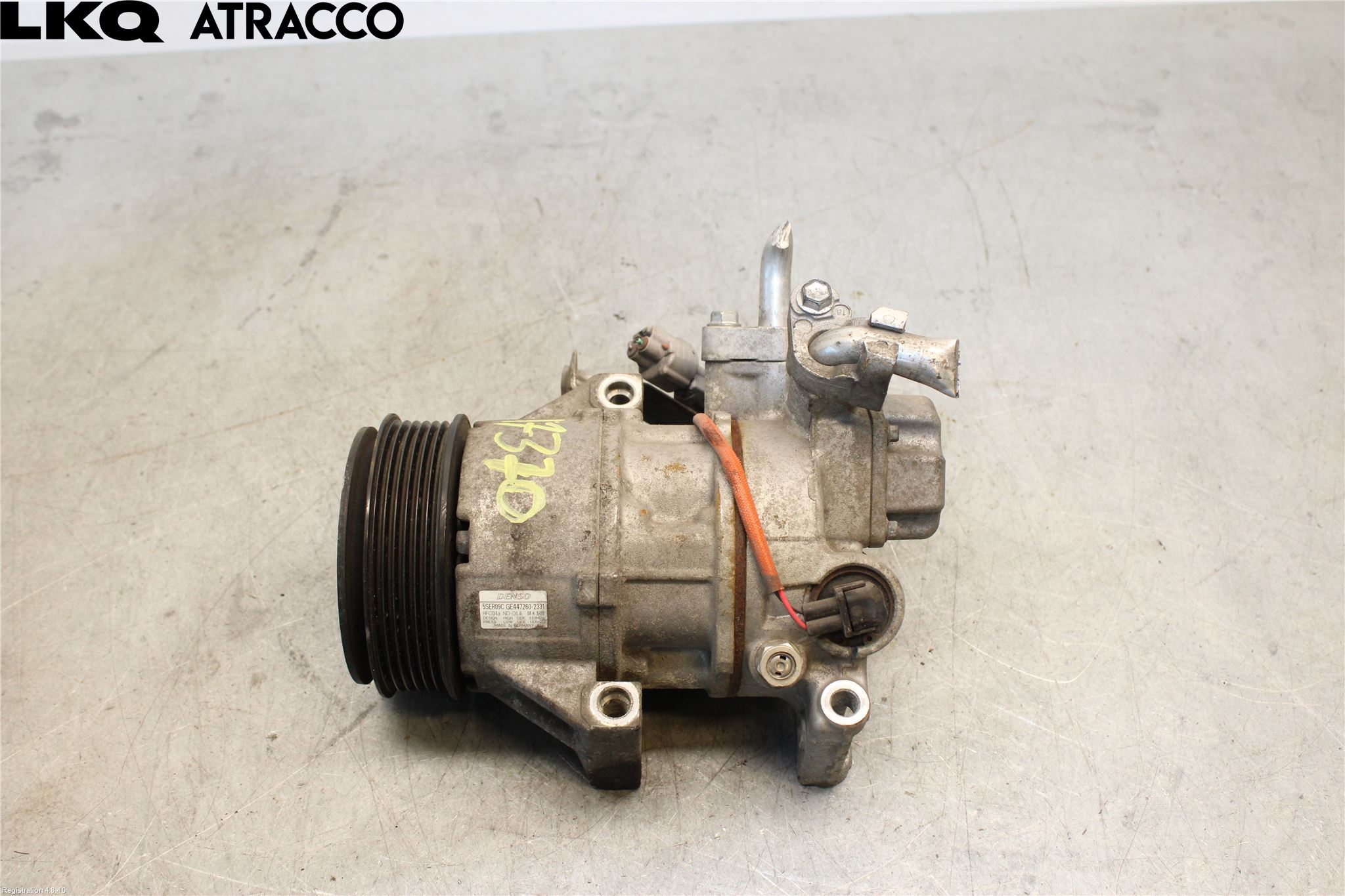 Toyota YARIS XP90 06-11 Varme Ac Kompressor