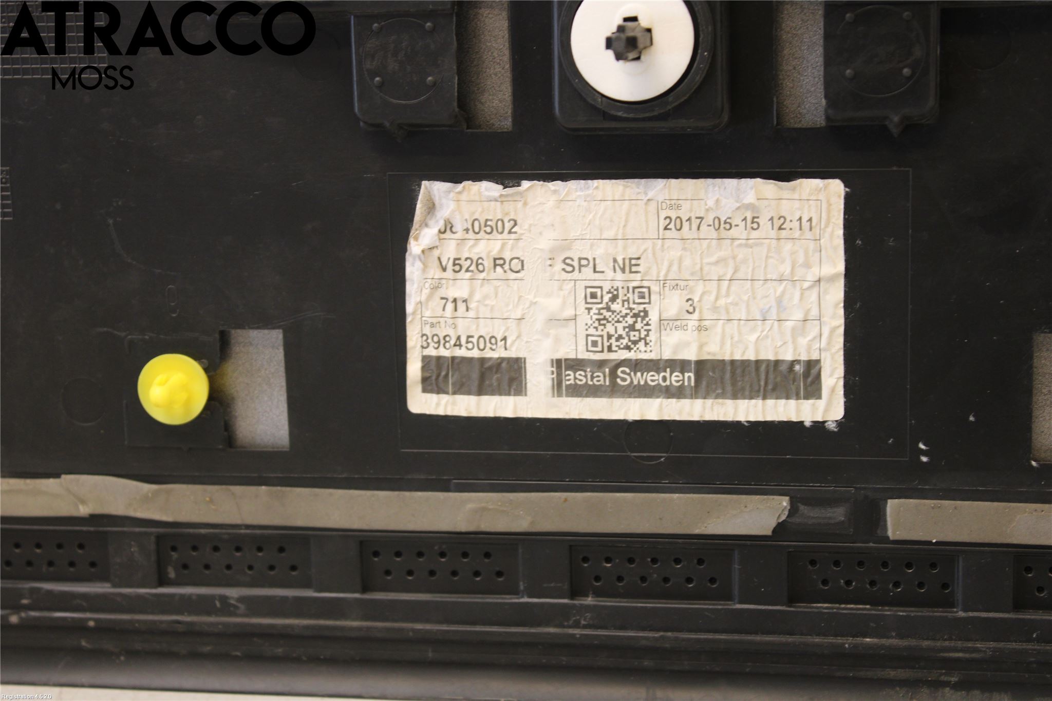 Volvo XC90/RECHARGE 16- Spoiler Bakluke