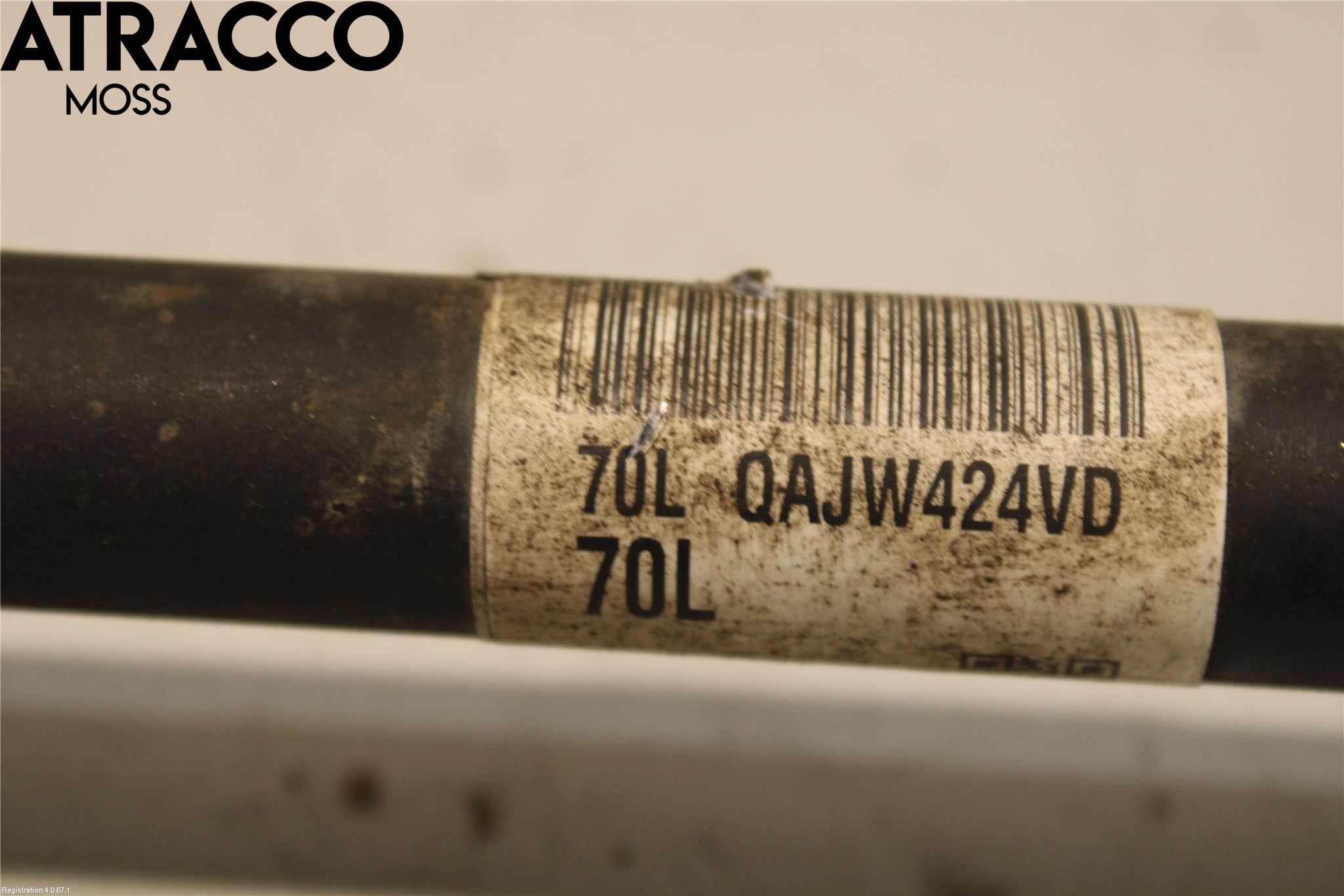 Kia SPORTAGE (QL) 16-21 Drivaksel Bak Kompl Venstre