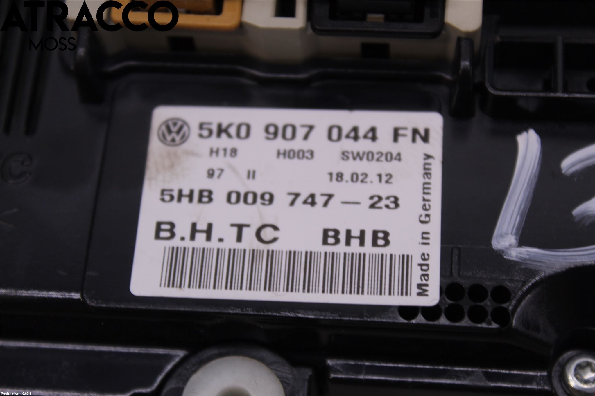 Volkswagen VW SHARAN 11- Varme Ac Betjening-Display