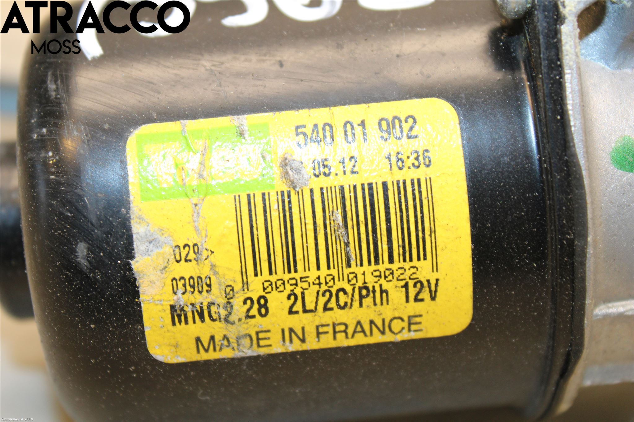 Renault KANGOO II 08-14 Viskermotor Frontrute