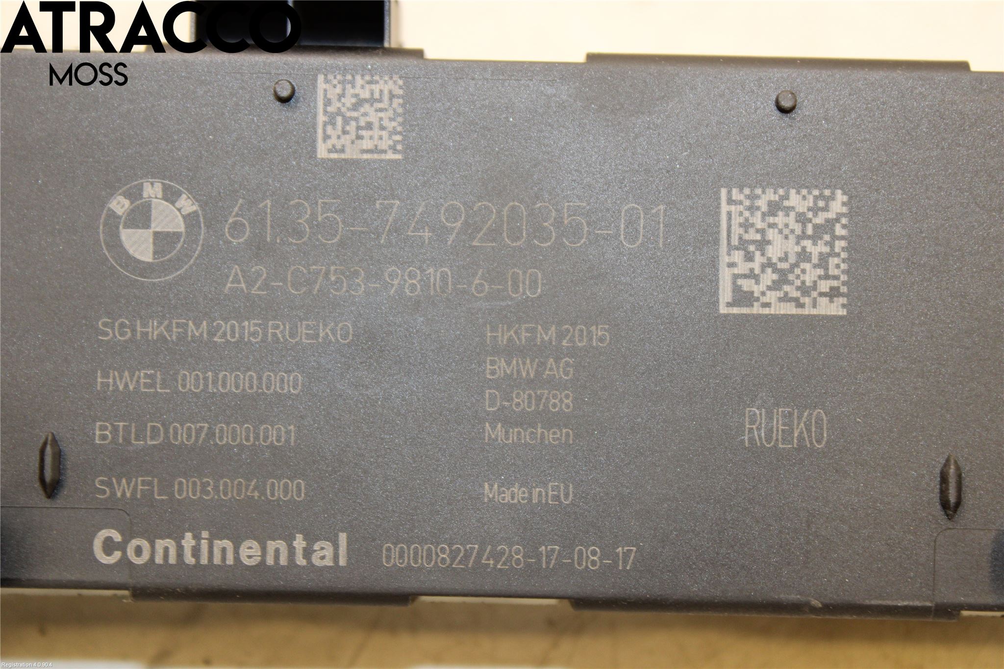 BMW X5 F15 13-18 Styreenhet Bakluke