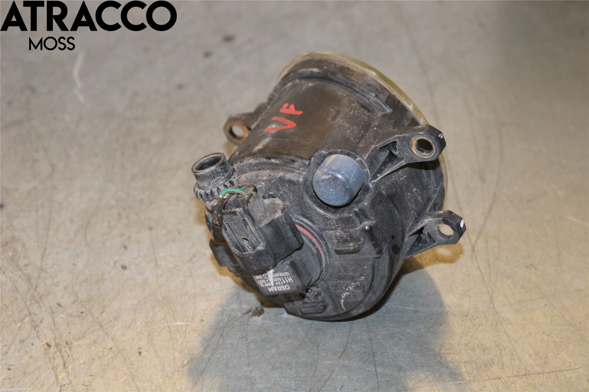 Toyota AURIS 10-12 Frontlykt-Kurve-Tåkelys