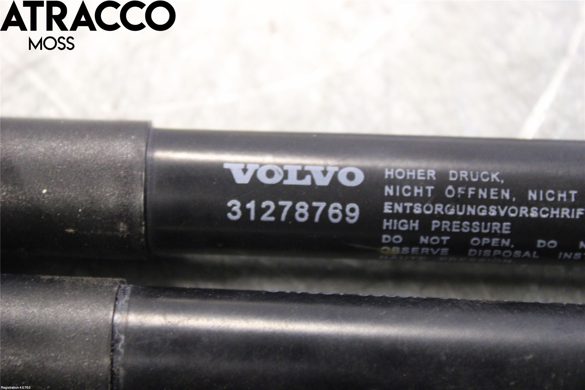 Volvo V60 11-13 Panser Demper-Gassfjær