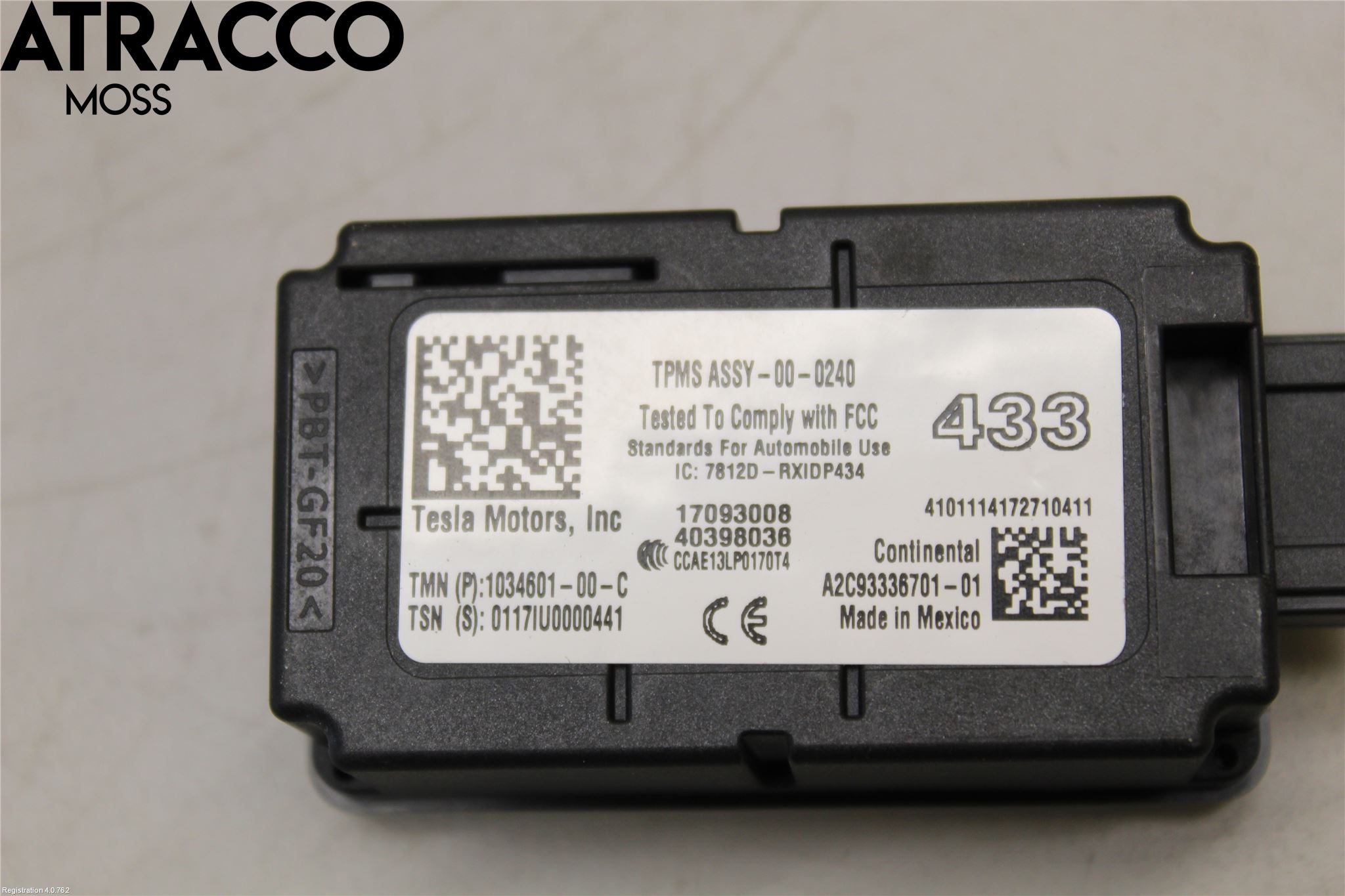 Tesla MODEL S 13- Styreenhet Øvrig