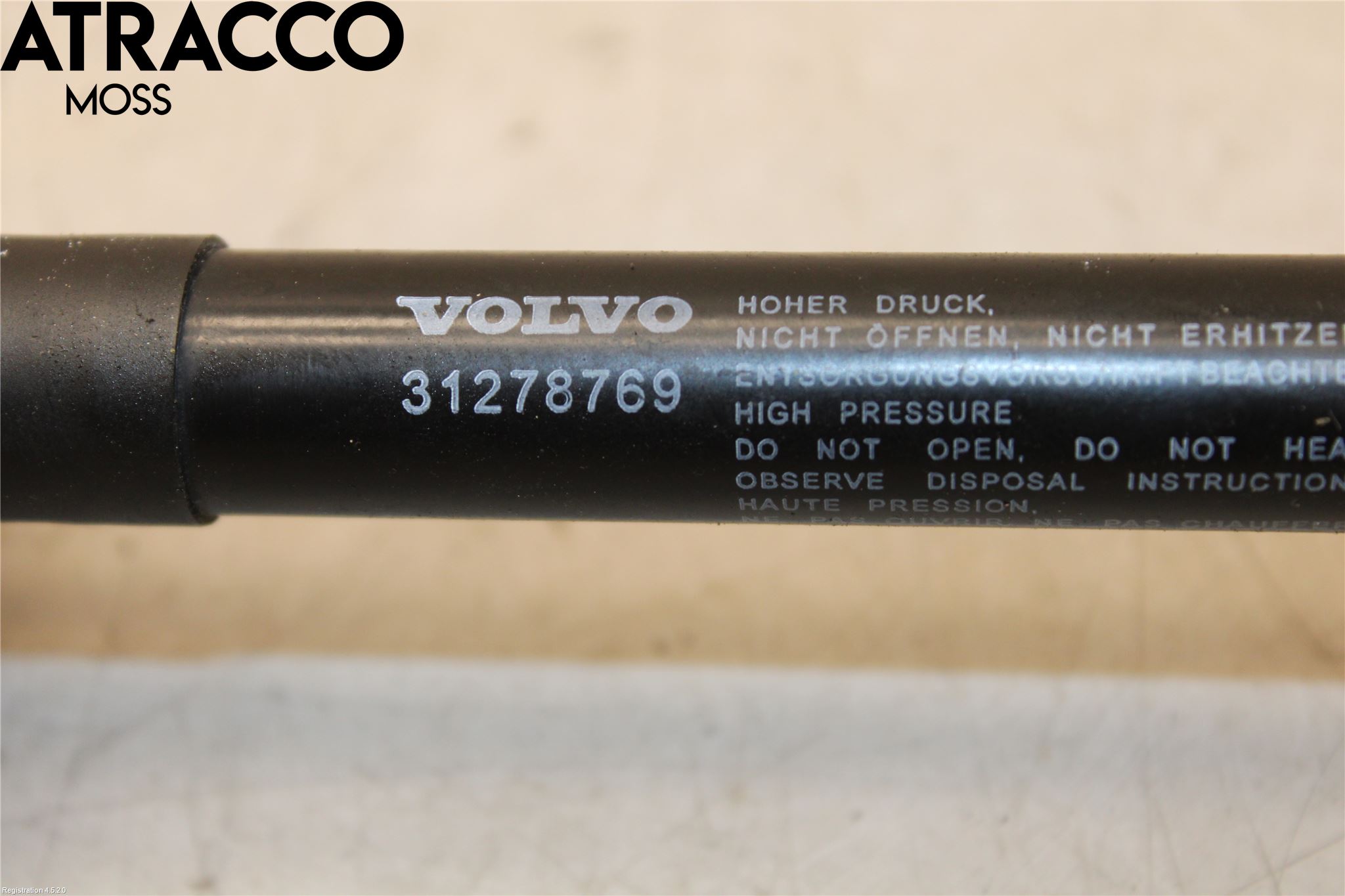 Volvo S60 14-18 Panser Demper-Gassfjær