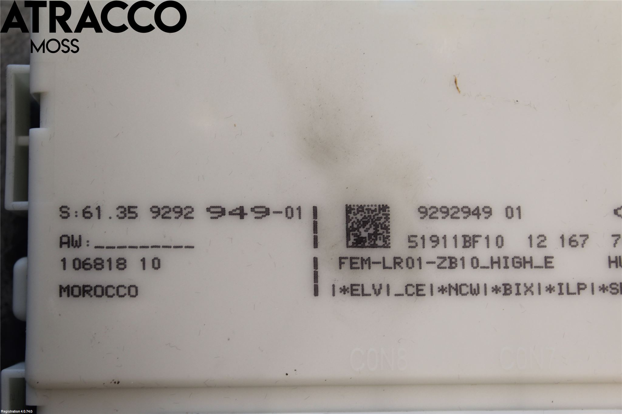 BMW 3 F30/F31/F80 12-19 Styreenhet Øvrig