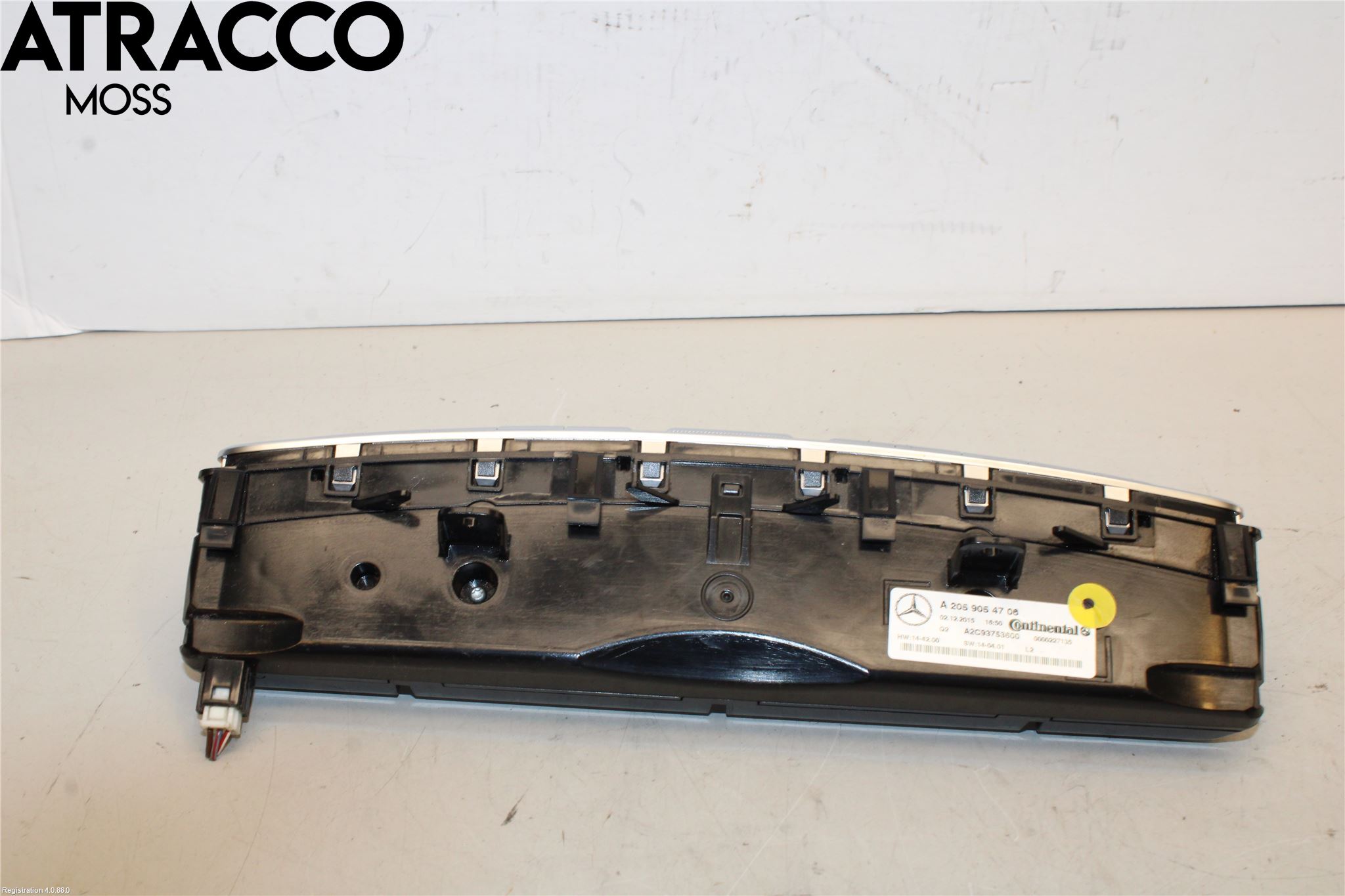 Mercedes-Benz MB C-KLASS (W205) 14-21 Varmeapparat Panel(Regulering)